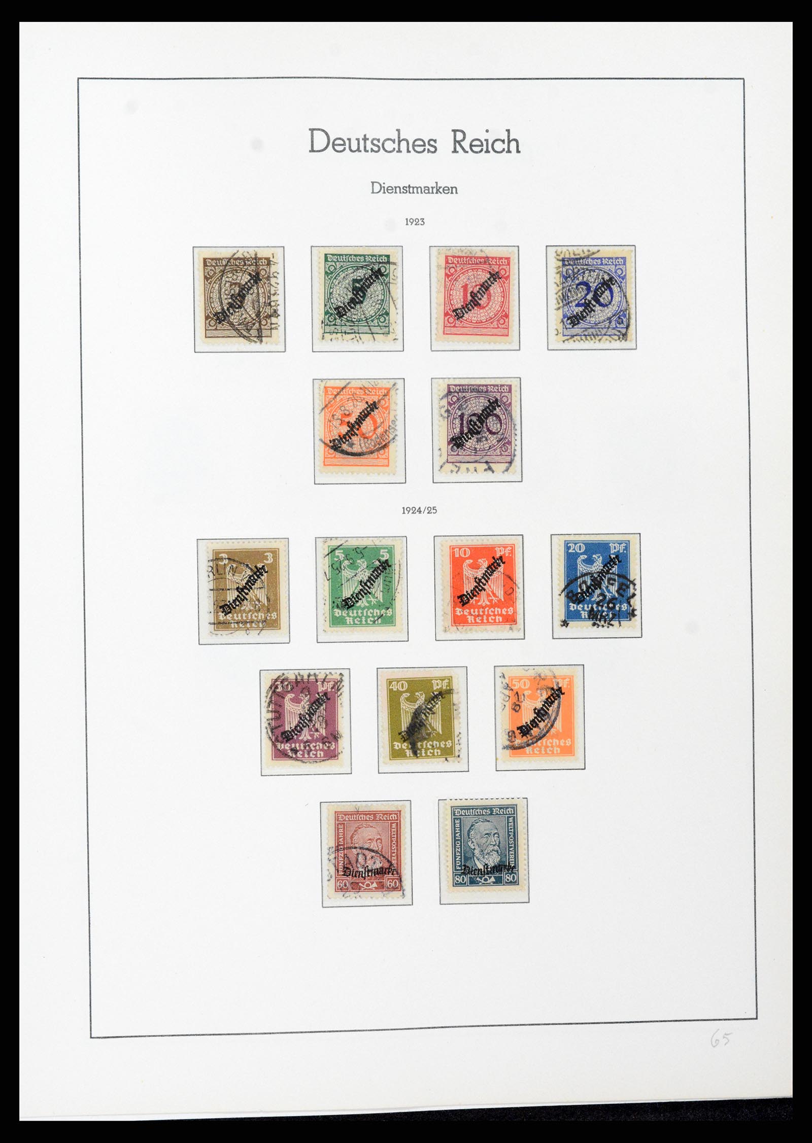 37589 054 - Stamp collection 37589 German Reich 1872-1945.