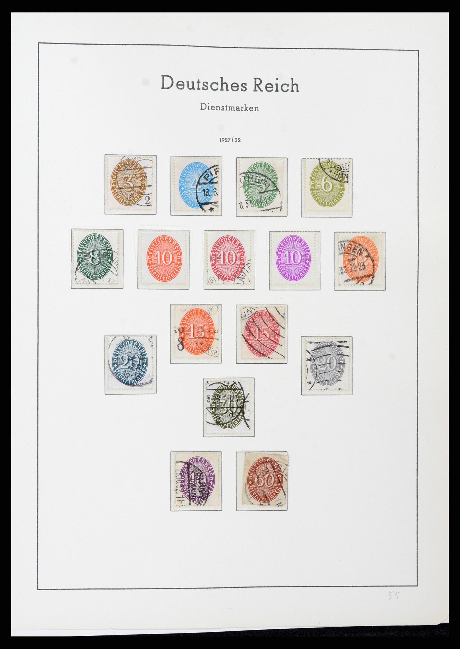 37589 055 - Postzegelverzameling 37589 Duitse Rijk 1872-1945.
