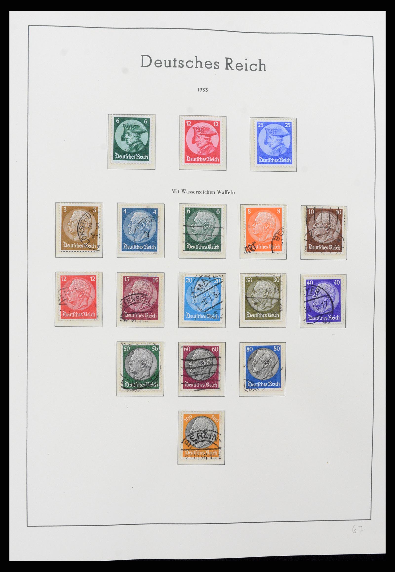 37589 056 - Stamp collection 37589 German Reich 1872-1945.