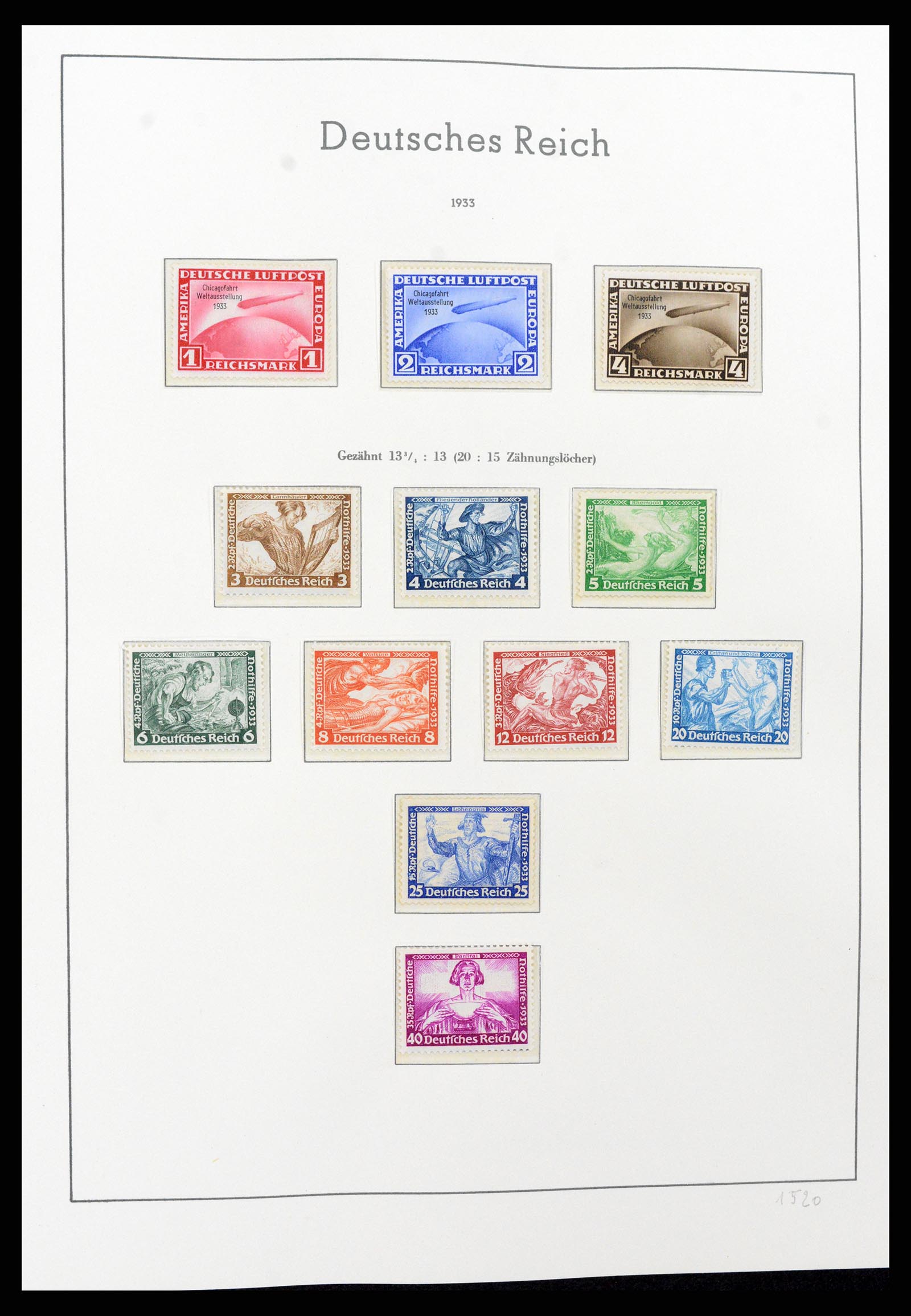 37589 057 - Stamp collection 37589 German Reich 1872-1945.