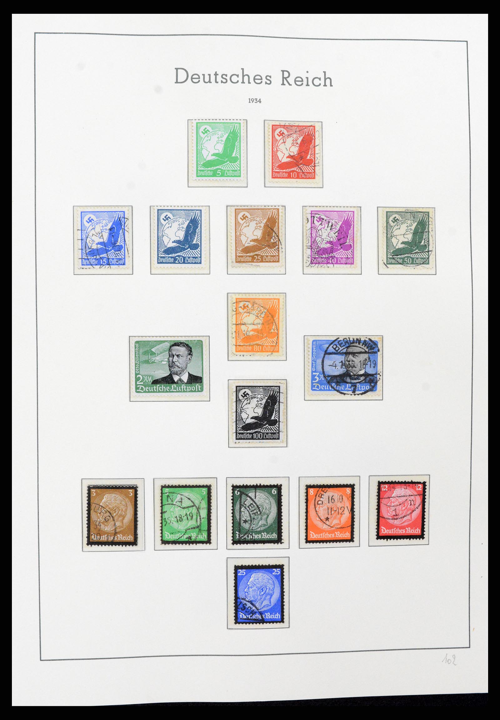 37589 060 - Stamp collection 37589 German Reich 1872-1945.