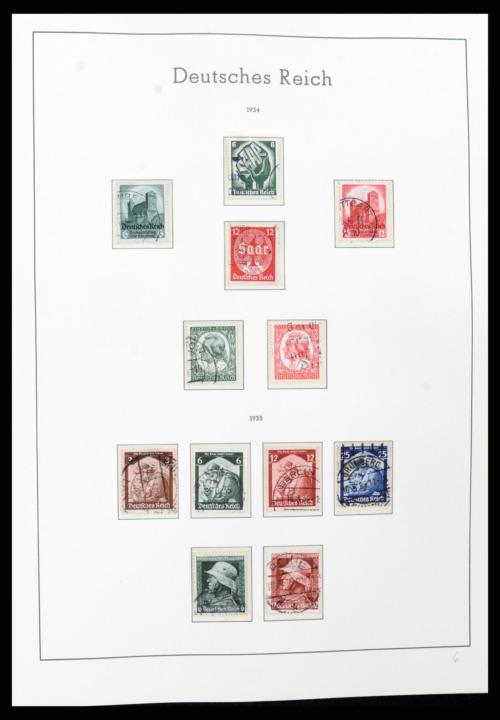 37589 061 - Postzegelverzameling 37589 Duitse Rijk 1872-1945.