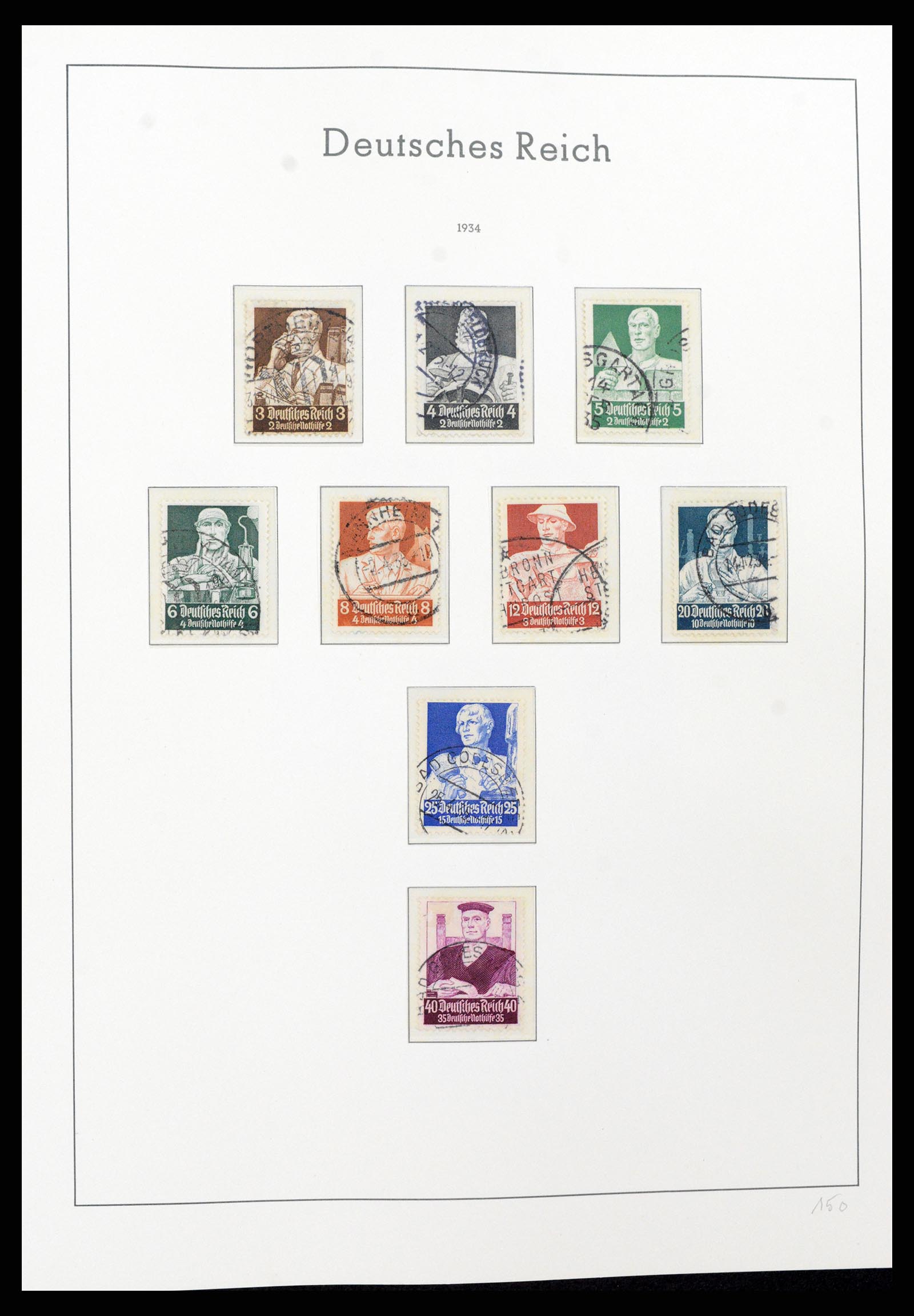37589 062 - Postzegelverzameling 37589 Duitse Rijk 1872-1945.