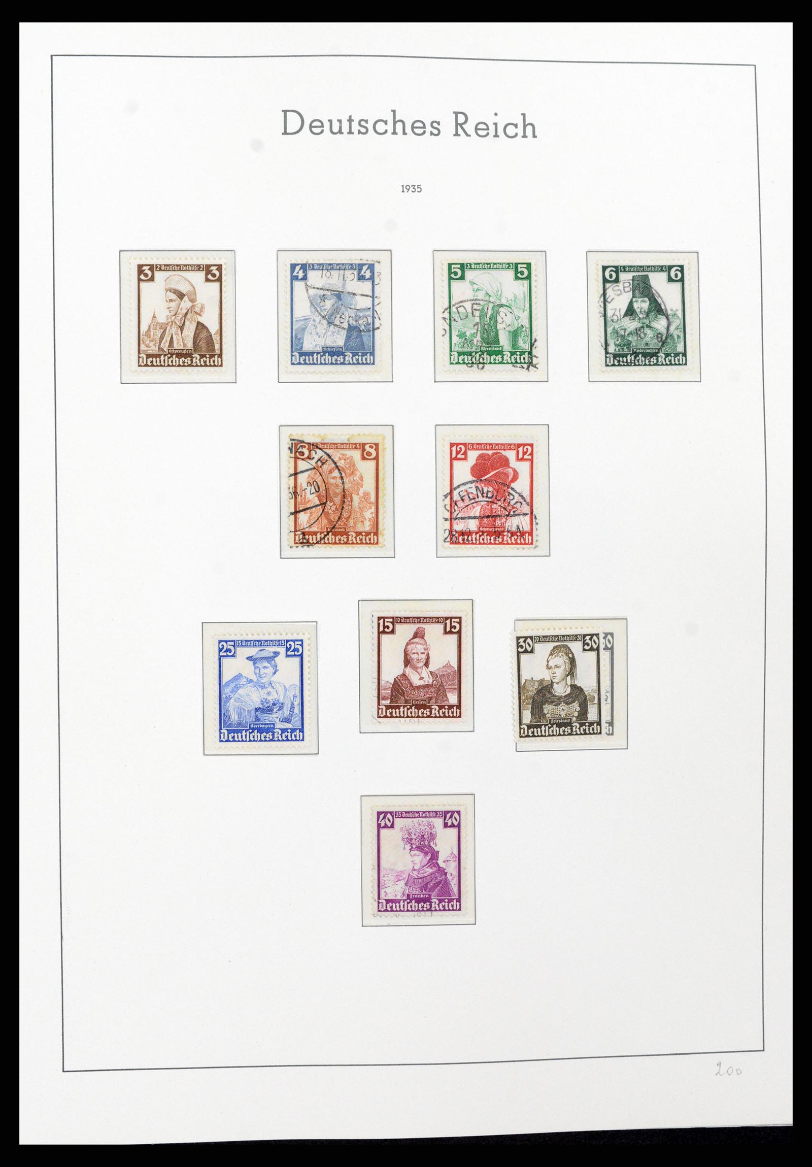 37589 065 - Postzegelverzameling 37589 Duitse Rijk 1872-1945.