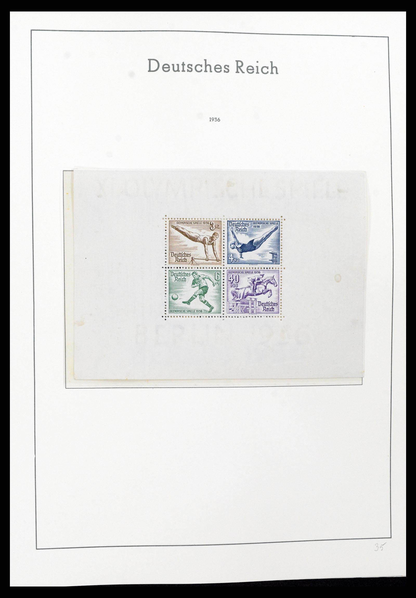 37589 068 - Postzegelverzameling 37589 Duitse Rijk 1872-1945.
