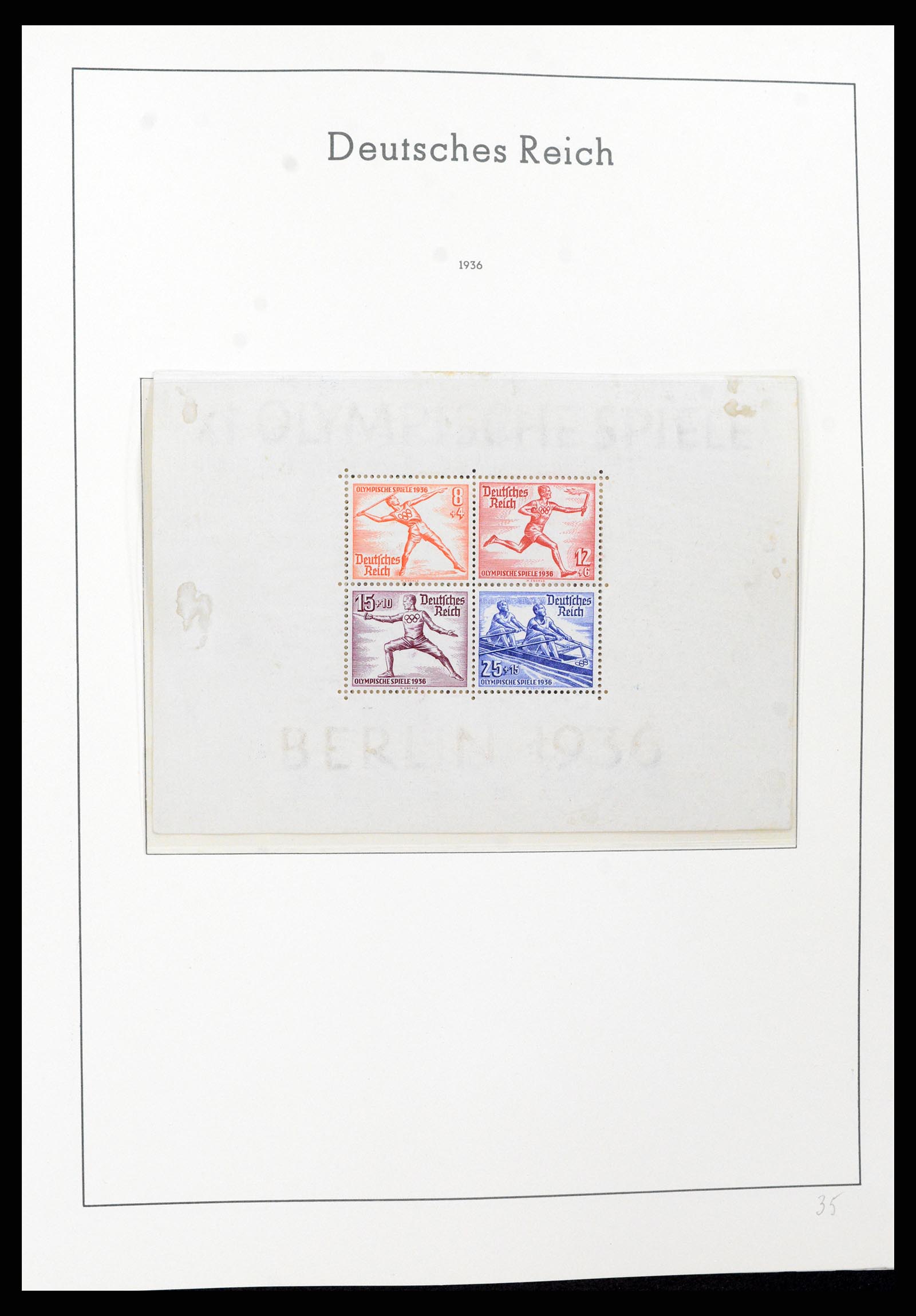 37589 069 - Postzegelverzameling 37589 Duitse Rijk 1872-1945.