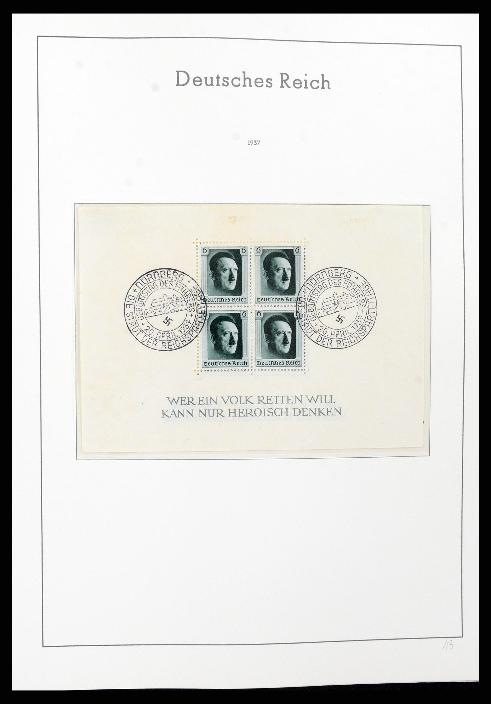 37589 073 - Postzegelverzameling 37589 Duitse Rijk 1872-1945.