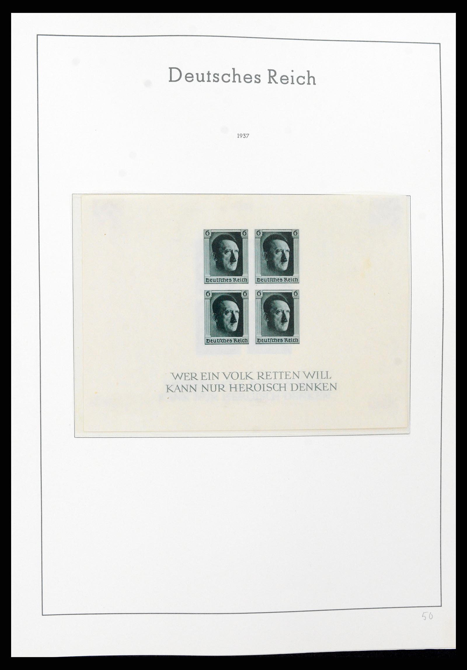 37589 074 - Postzegelverzameling 37589 Duitse Rijk 1872-1945.