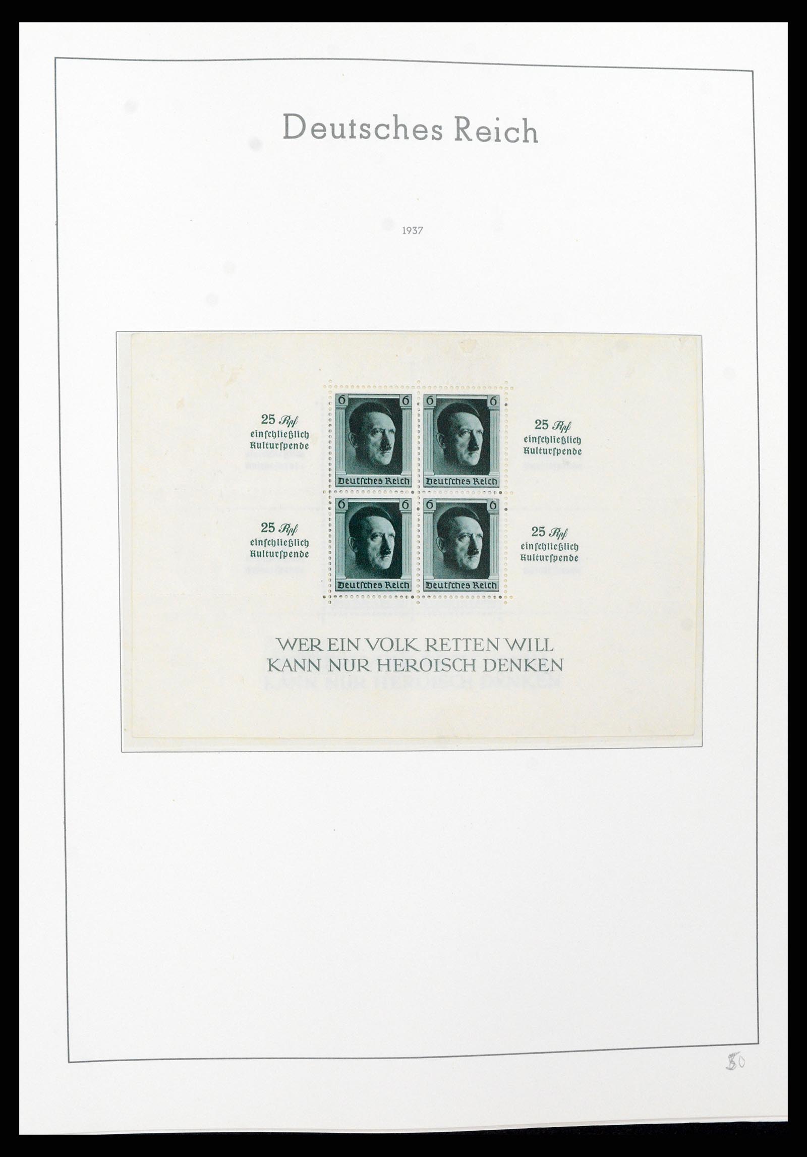37589 075 - Postzegelverzameling 37589 Duitse Rijk 1872-1945.