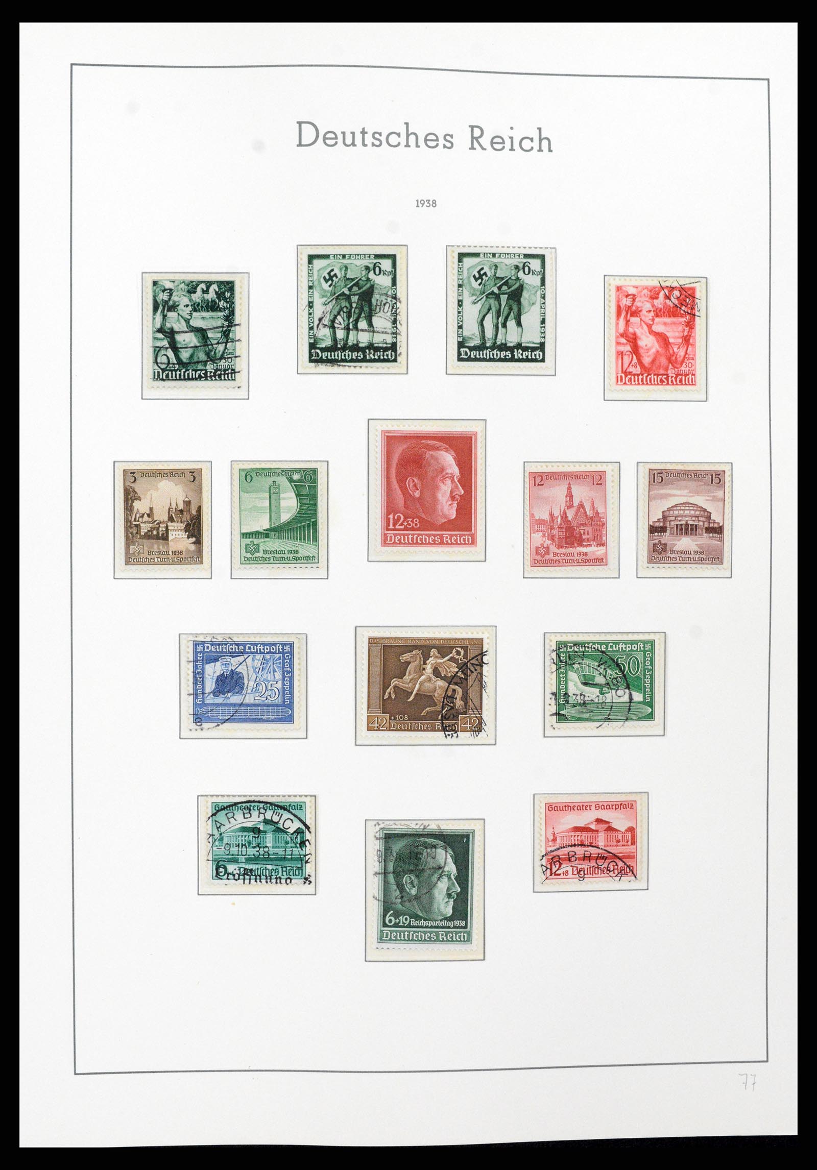 37589 079 - Postzegelverzameling 37589 Duitse Rijk 1872-1945.