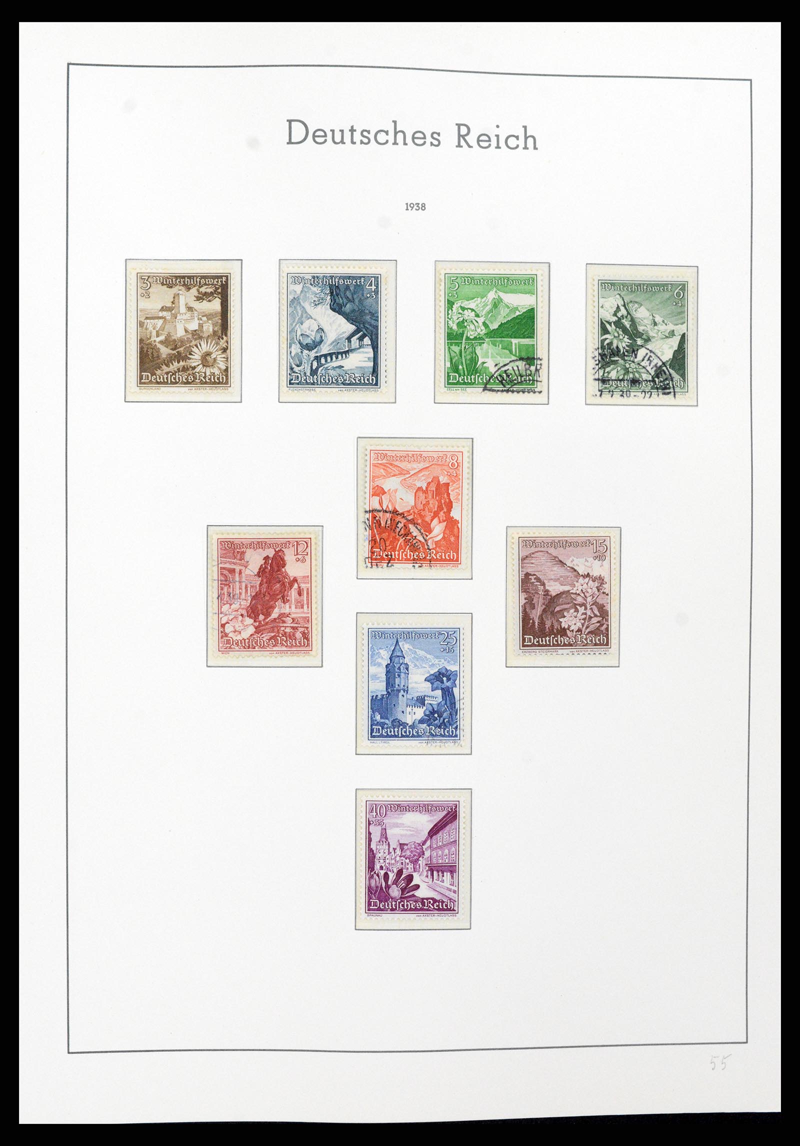 37589 080 - Postzegelverzameling 37589 Duitse Rijk 1872-1945.