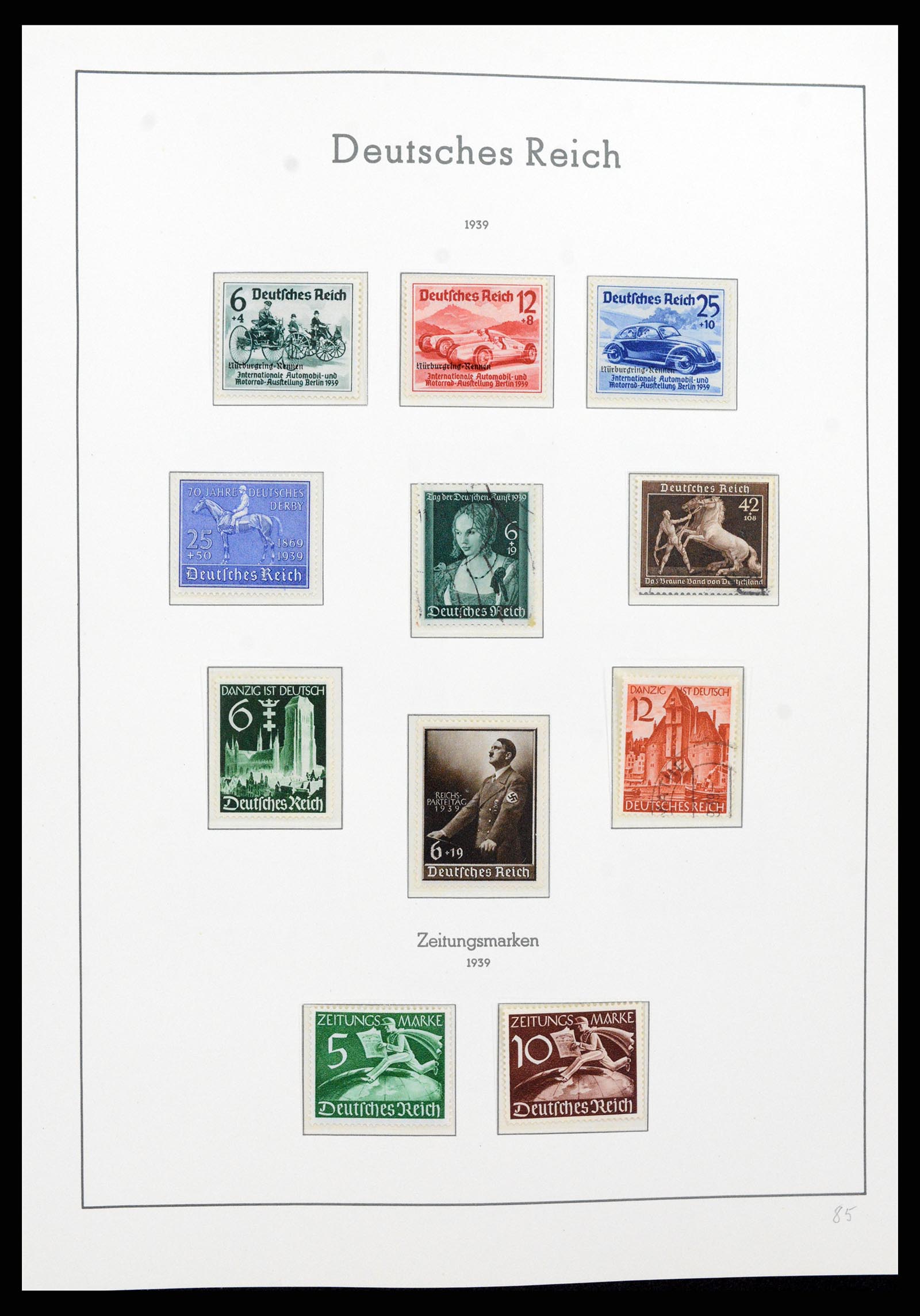 37589 082 - Postzegelverzameling 37589 Duitse Rijk 1872-1945.
