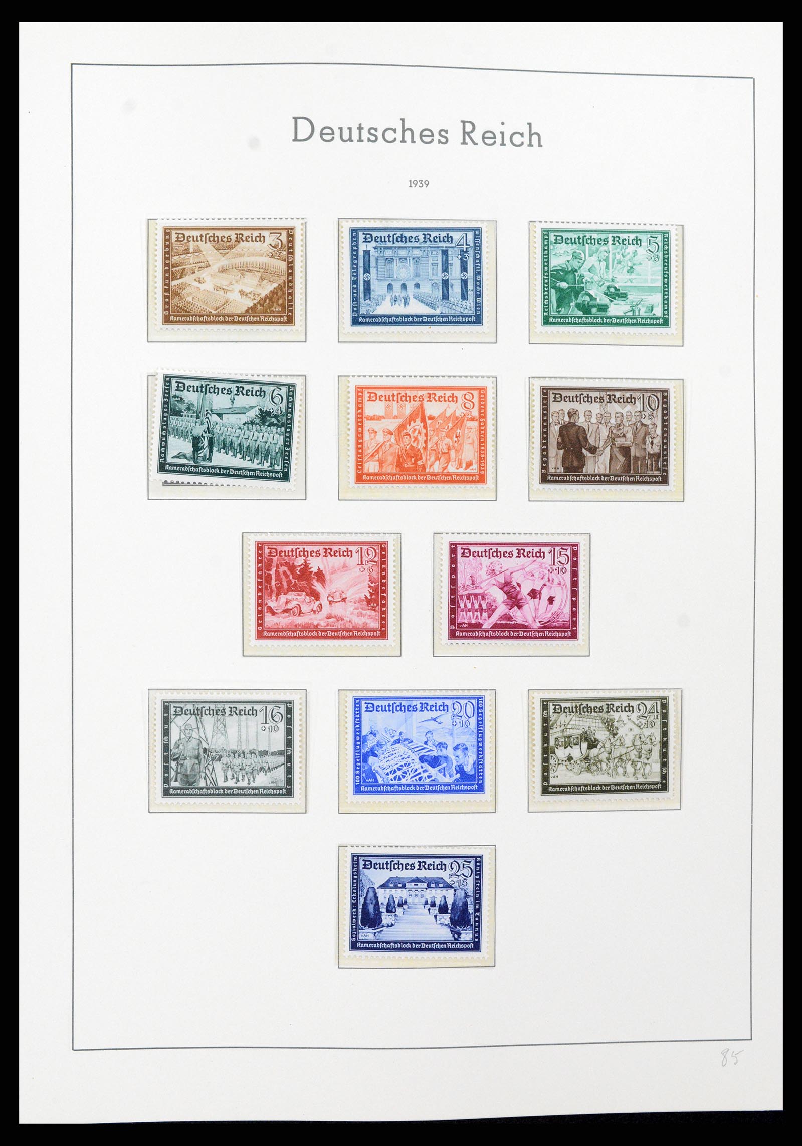 37589 083 - Postzegelverzameling 37589 Duitse Rijk 1872-1945.