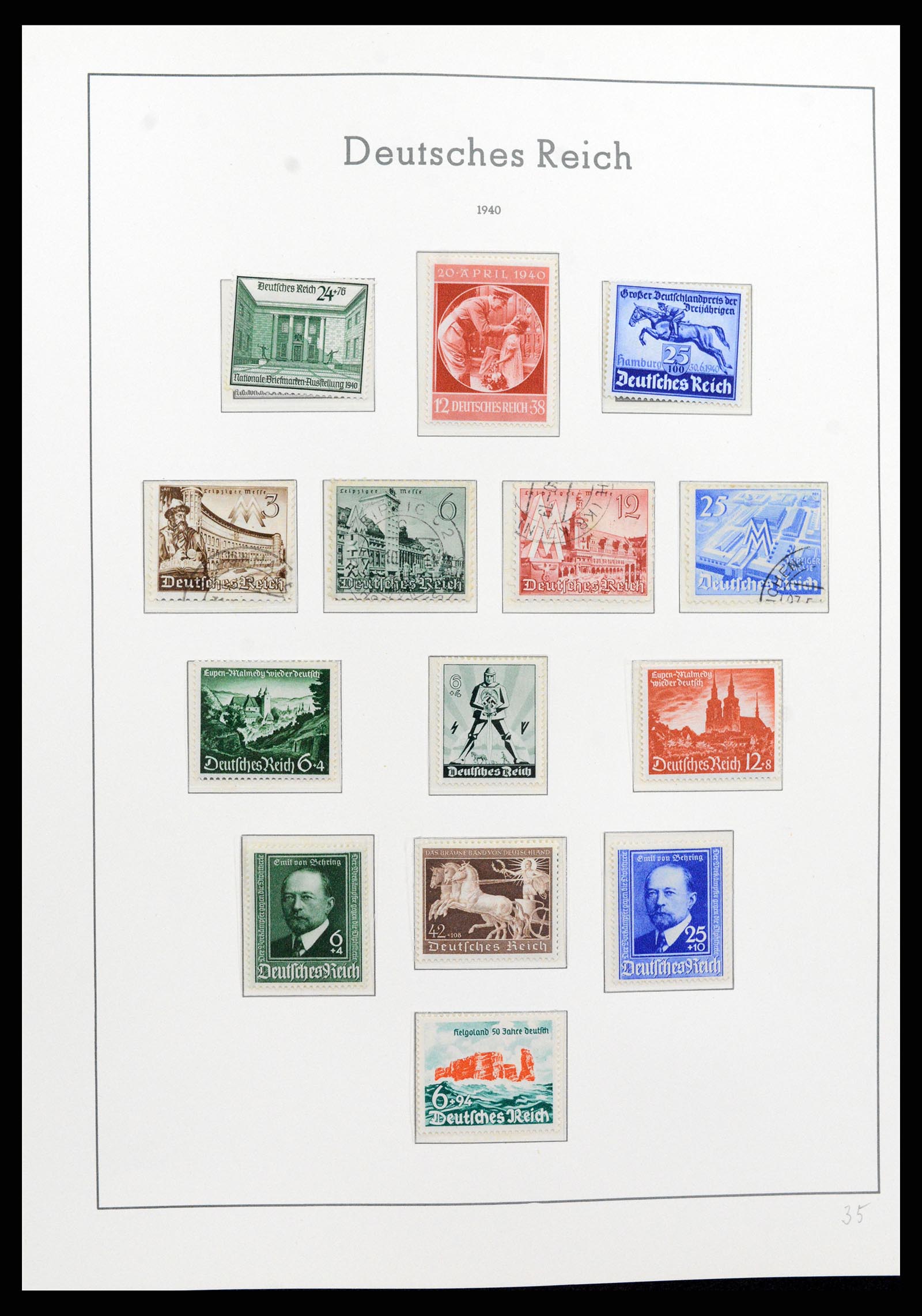 37589 086 - Postzegelverzameling 37589 Duitse Rijk 1872-1945.