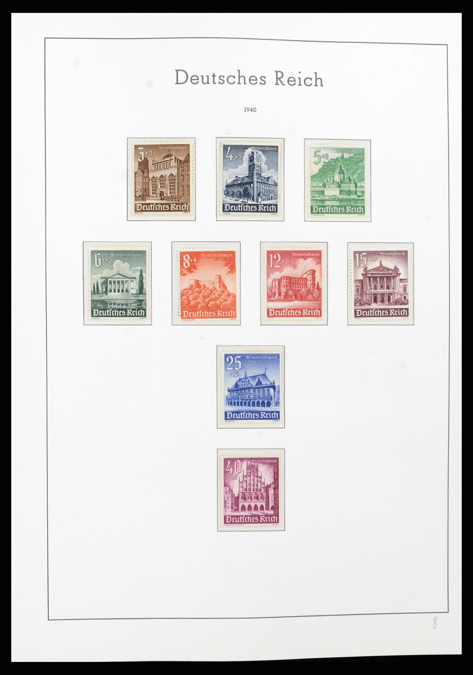 37589 087 - Postzegelverzameling 37589 Duitse Rijk 1872-1945.