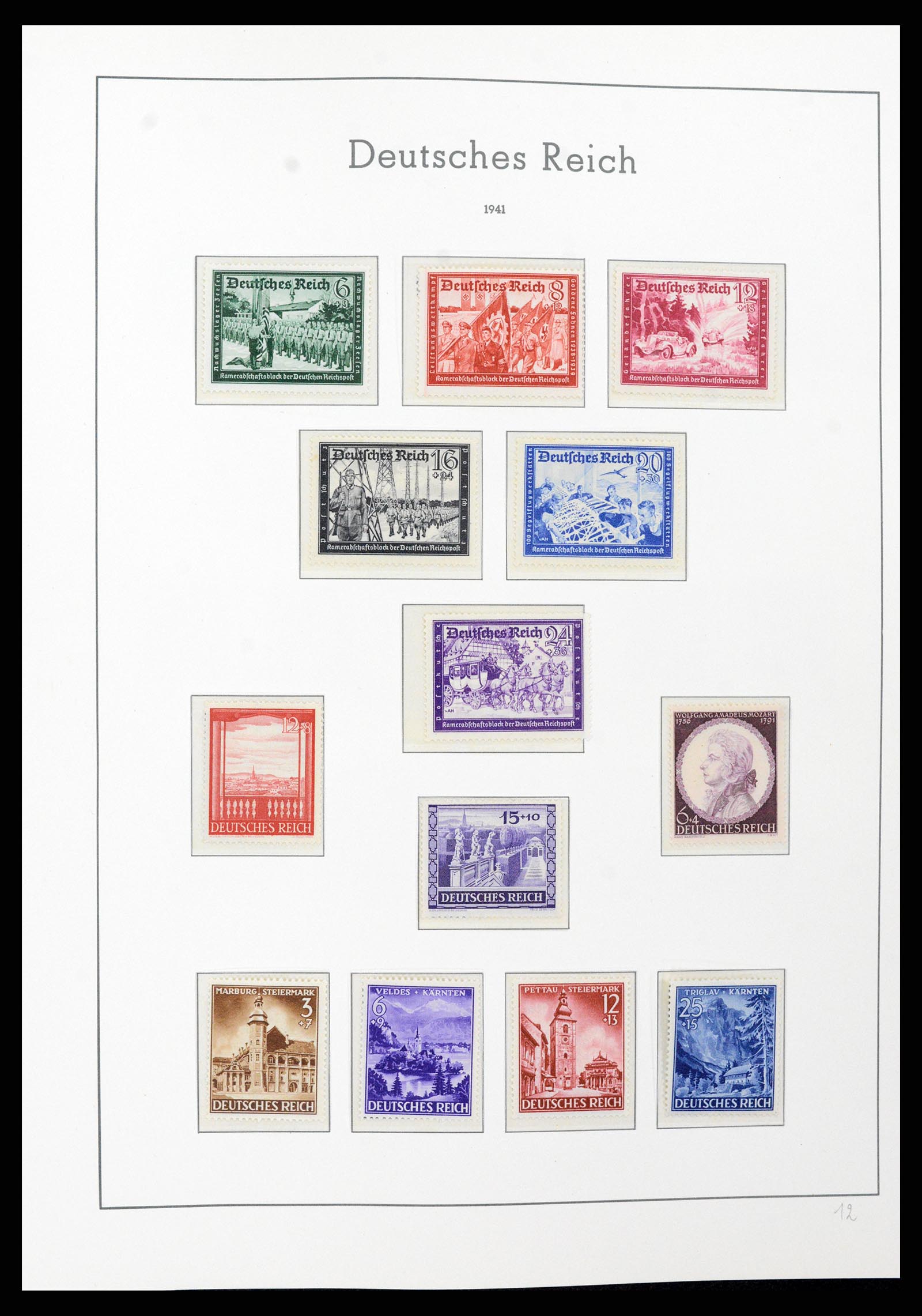 37589 089 - Postzegelverzameling 37589 Duitse Rijk 1872-1945.