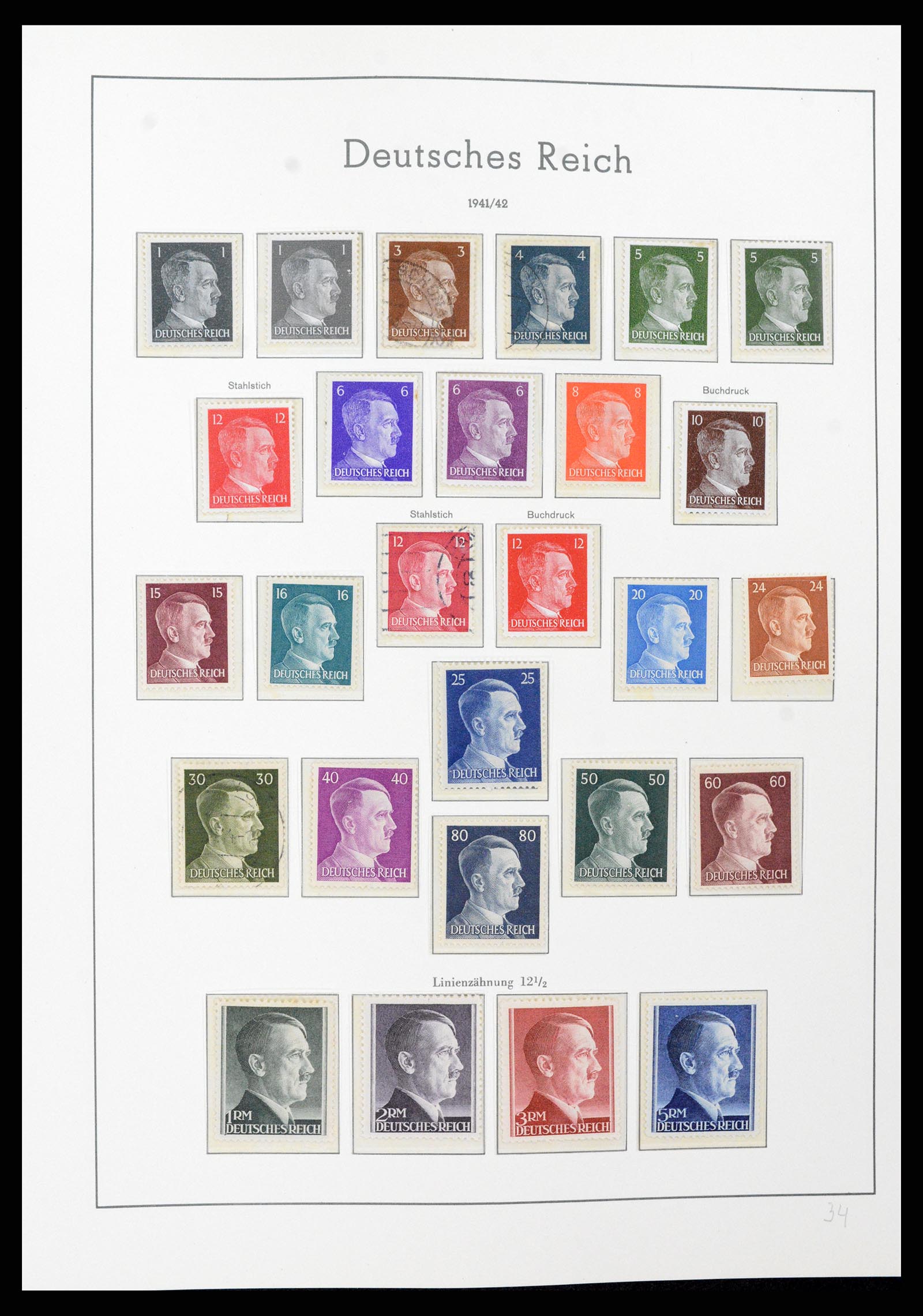 37589 090 - Postzegelverzameling 37589 Duitse Rijk 1872-1945.