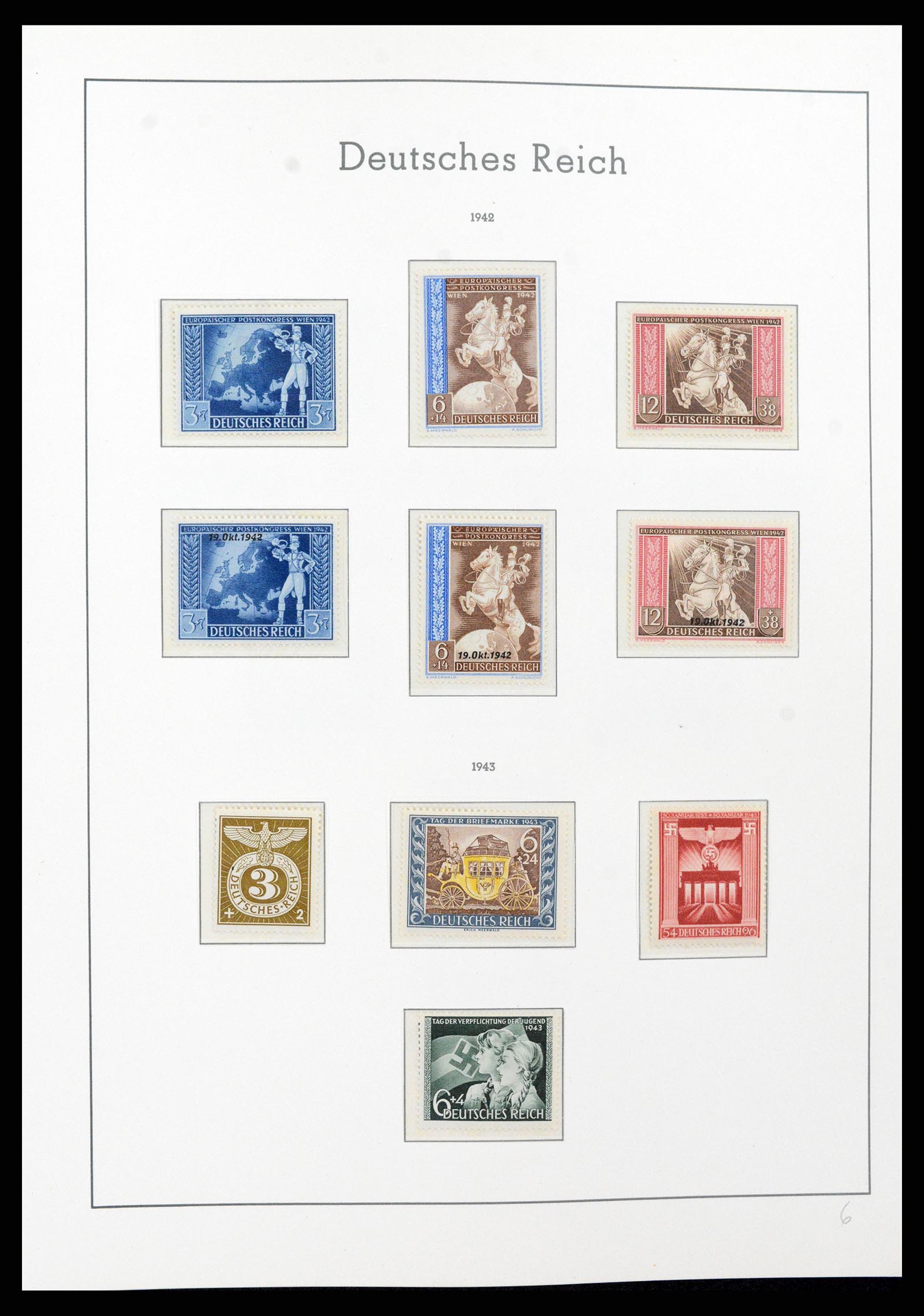37589 093 - Postzegelverzameling 37589 Duitse Rijk 1872-1945.