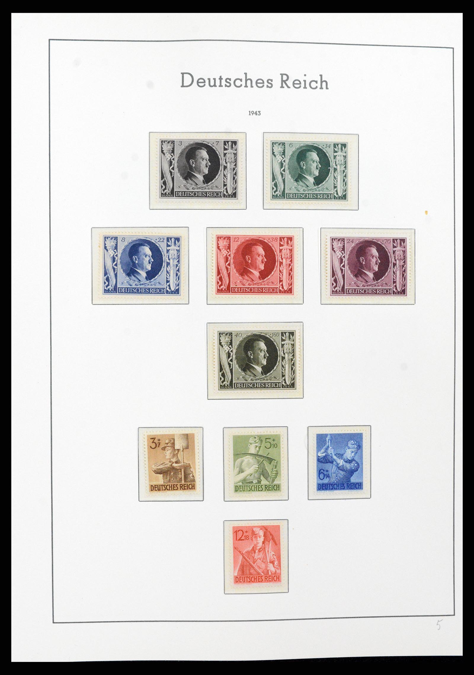 37589 095 - Postzegelverzameling 37589 Duitse Rijk 1872-1945.
