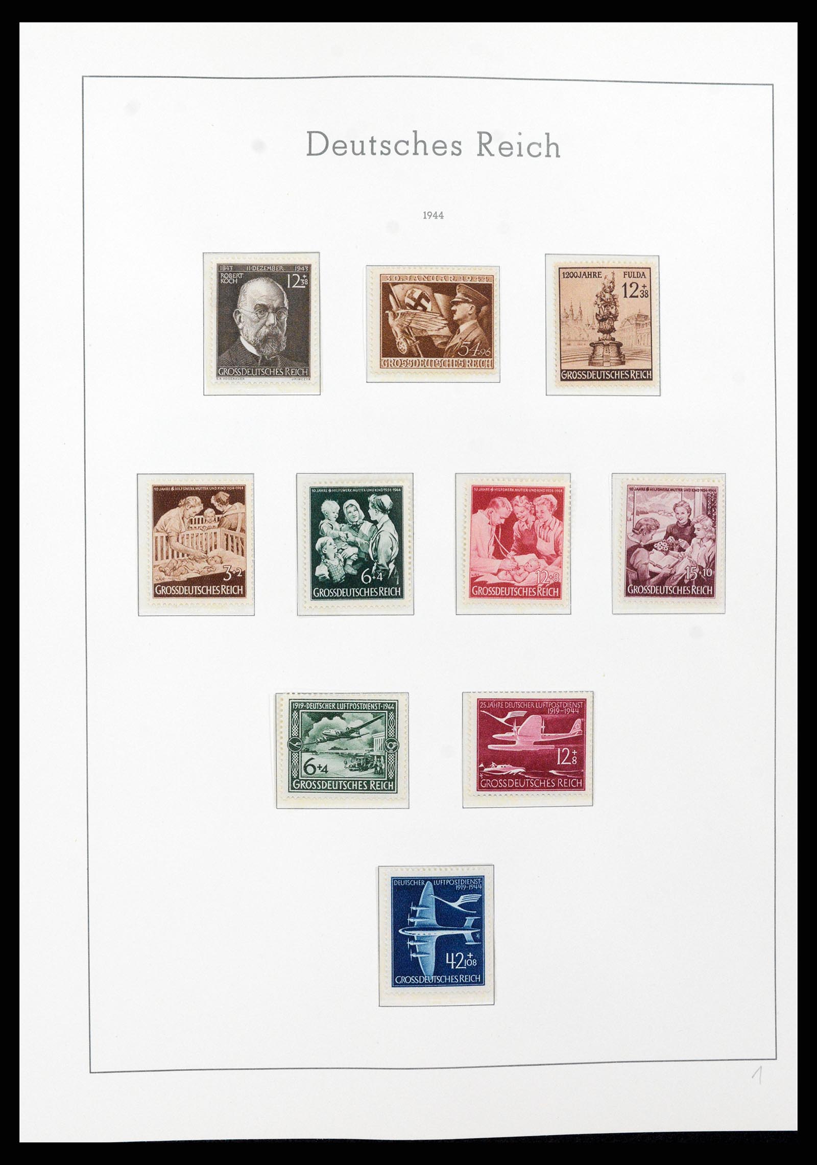 37589 097 - Postzegelverzameling 37589 Duitse Rijk 1872-1945.