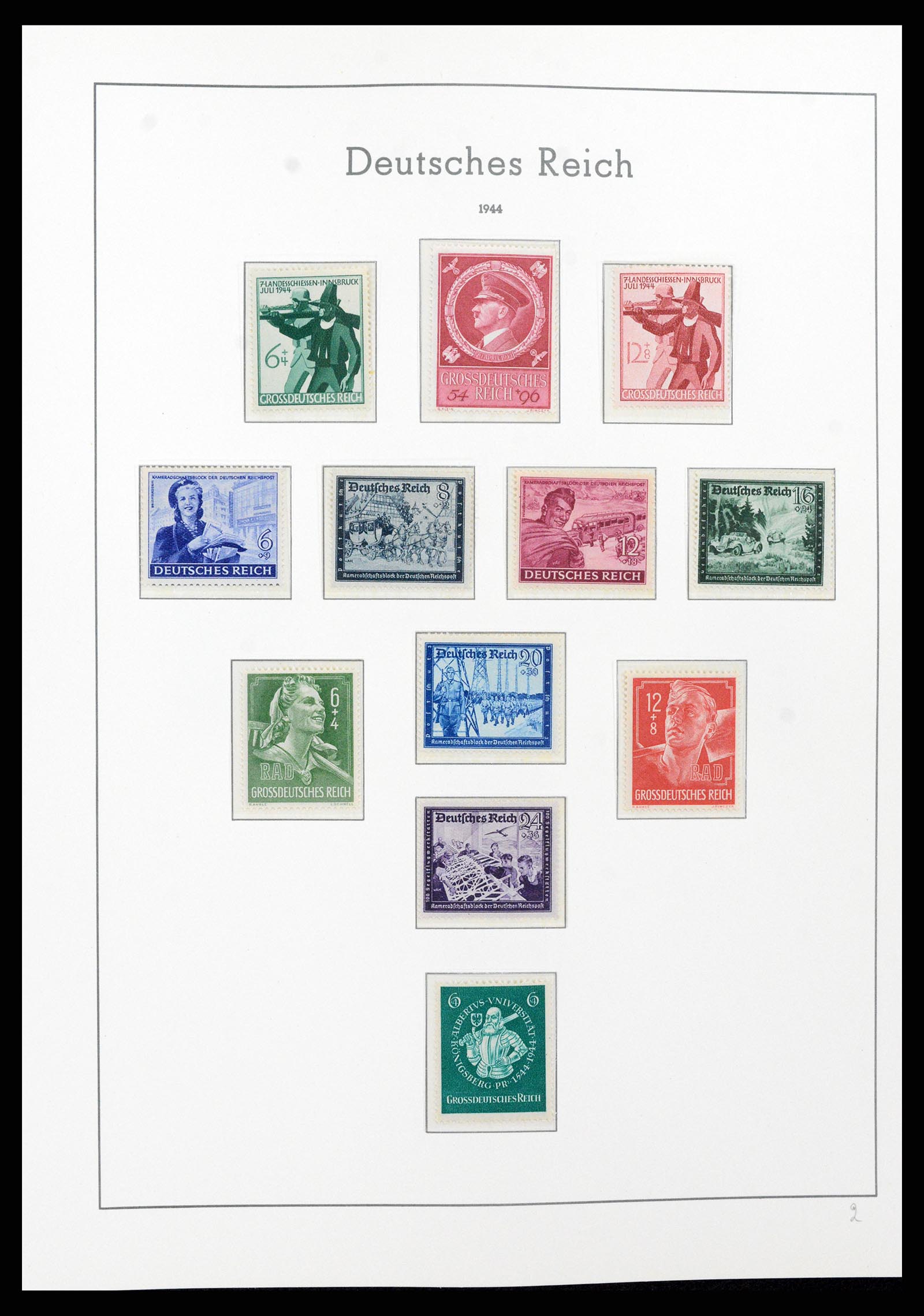 37589 099 - Postzegelverzameling 37589 Duitse Rijk 1872-1945.