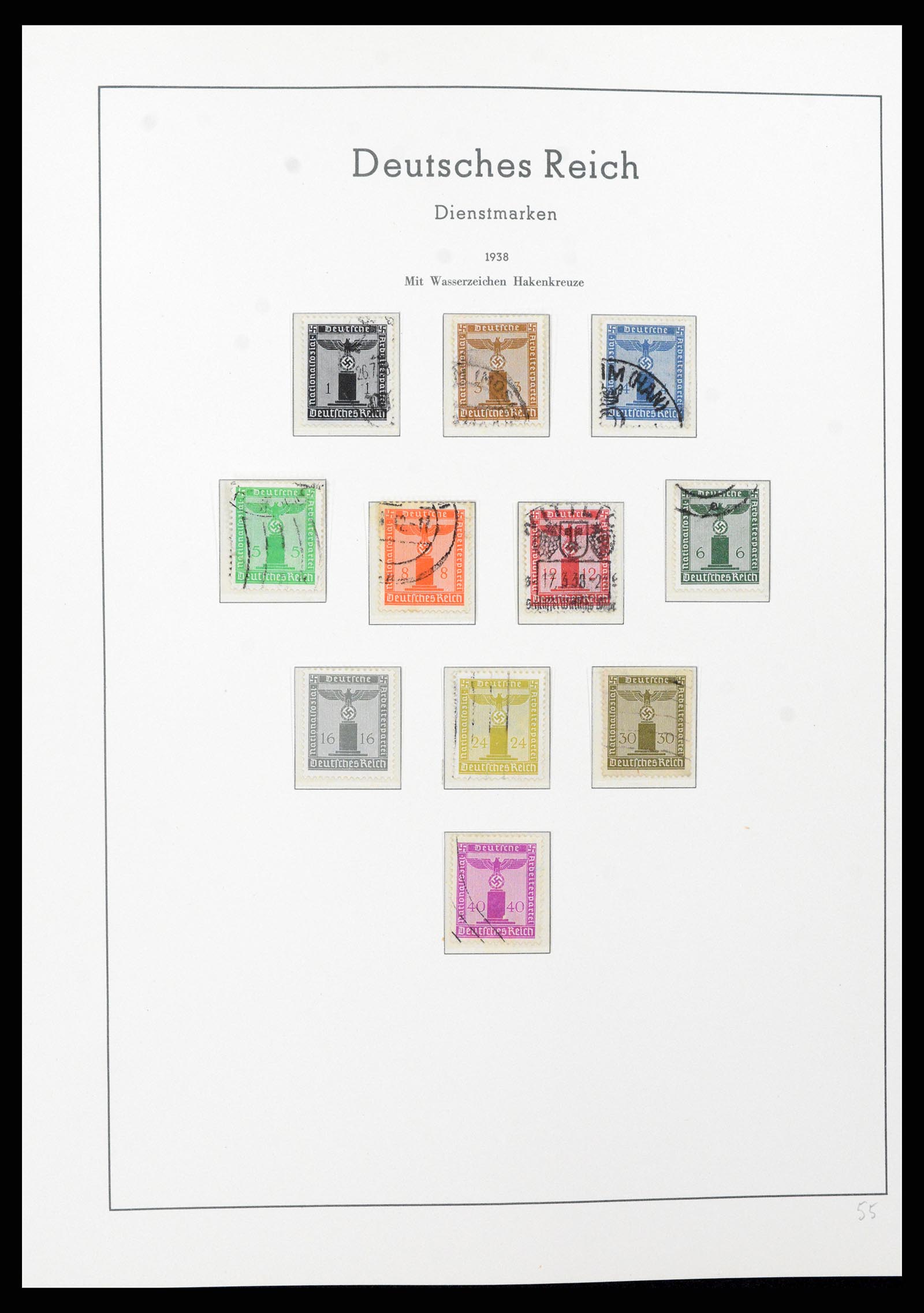 37589 104 - Postzegelverzameling 37589 Duitse Rijk 1872-1945.