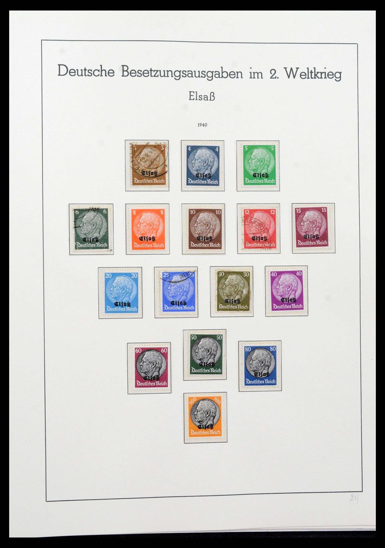 37589 135 - Postzegelverzameling 37589 Duitse Rijk 1872-1945.