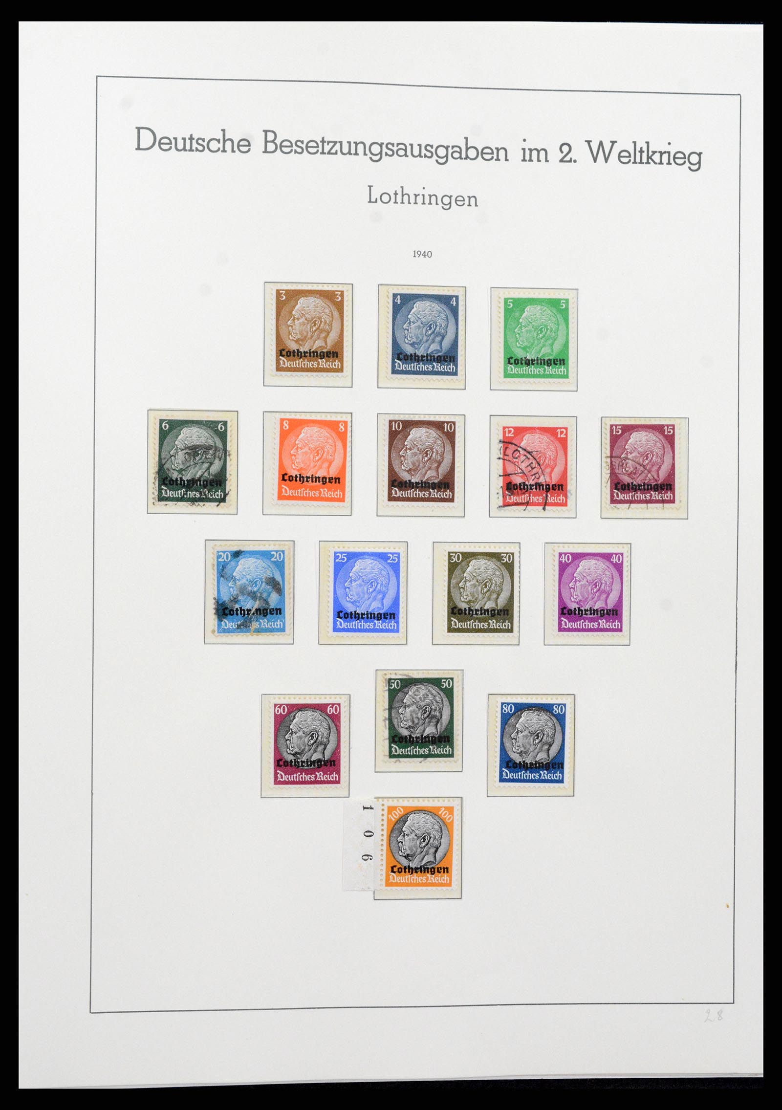 37589 136 - Postzegelverzameling 37589 Duitse Rijk 1872-1945.