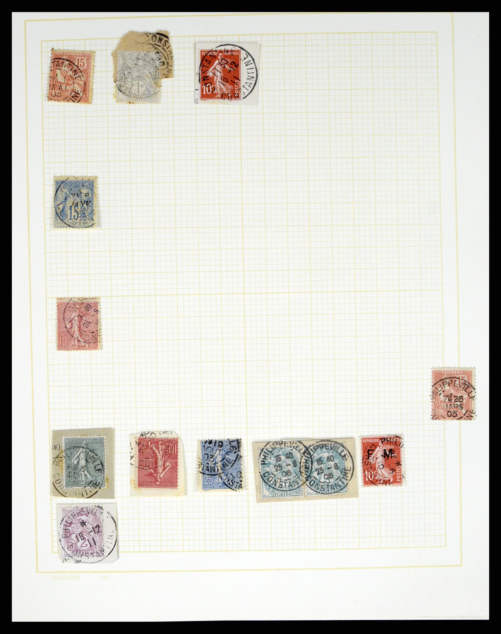 37590 003 - Postzegelverzameling 37590 Franse Kolonien 1849-1975.