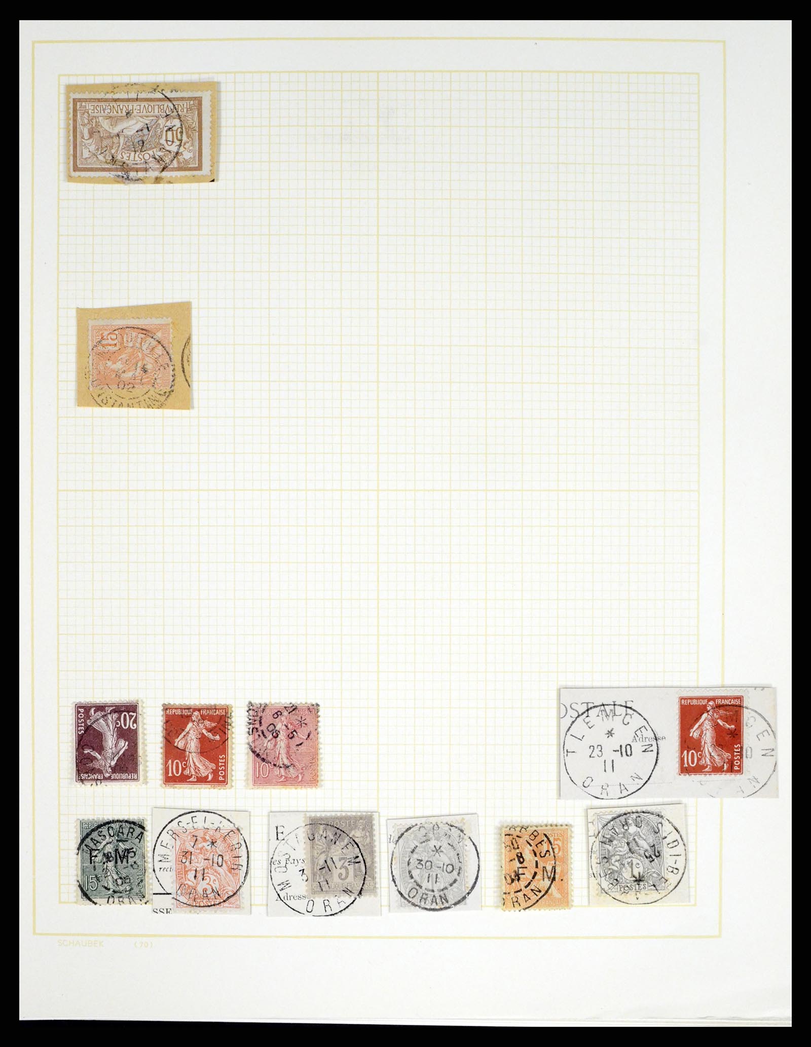37590 004 - Postzegelverzameling 37590 Franse Kolonien 1849-1975.