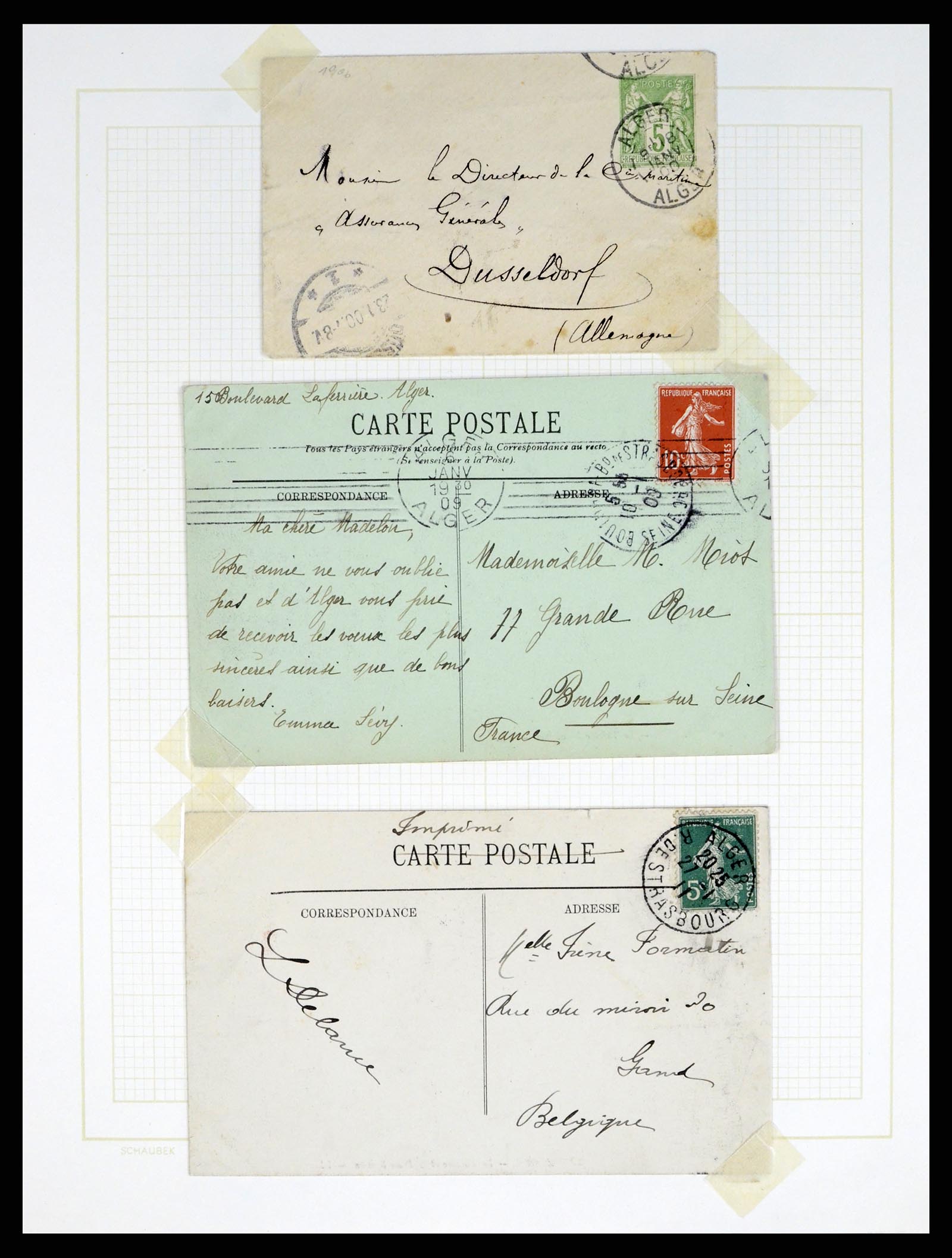 37590 008 - Postzegelverzameling 37590 Franse Kolonien 1849-1975.