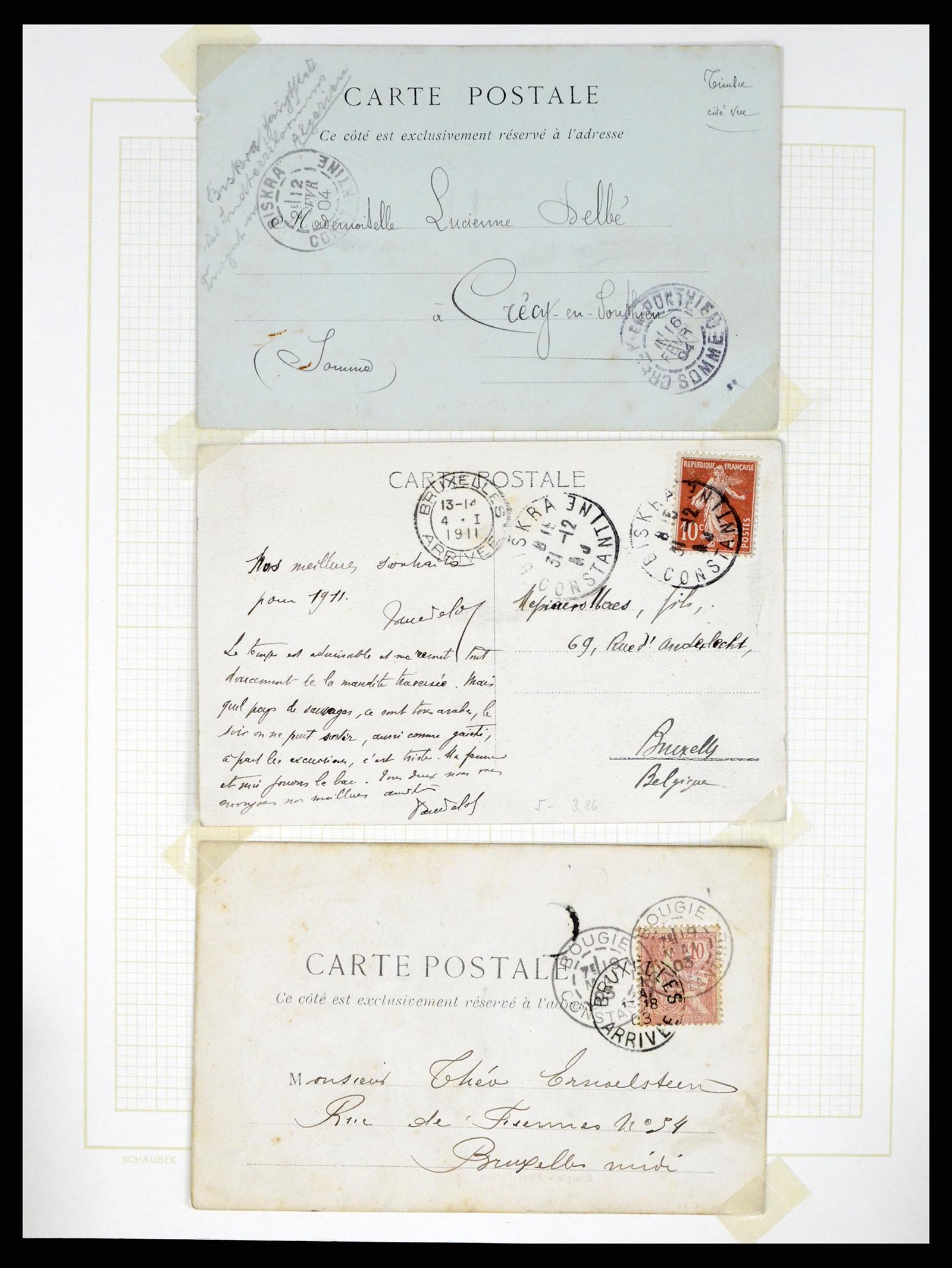 37590 011 - Postzegelverzameling 37590 Franse Kolonien 1849-1975.