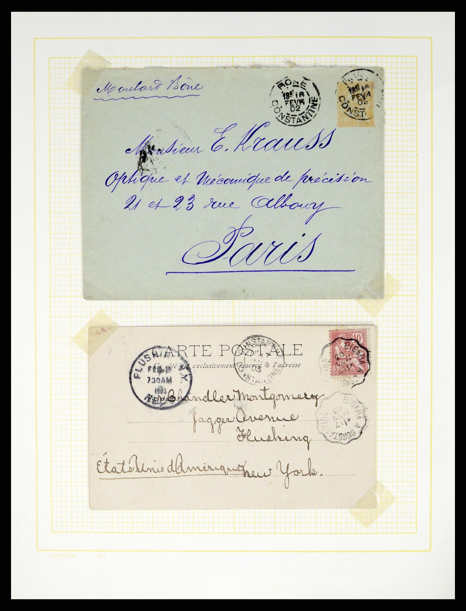 37590 012 - Postzegelverzameling 37590 Franse Kolonien 1849-1975.
