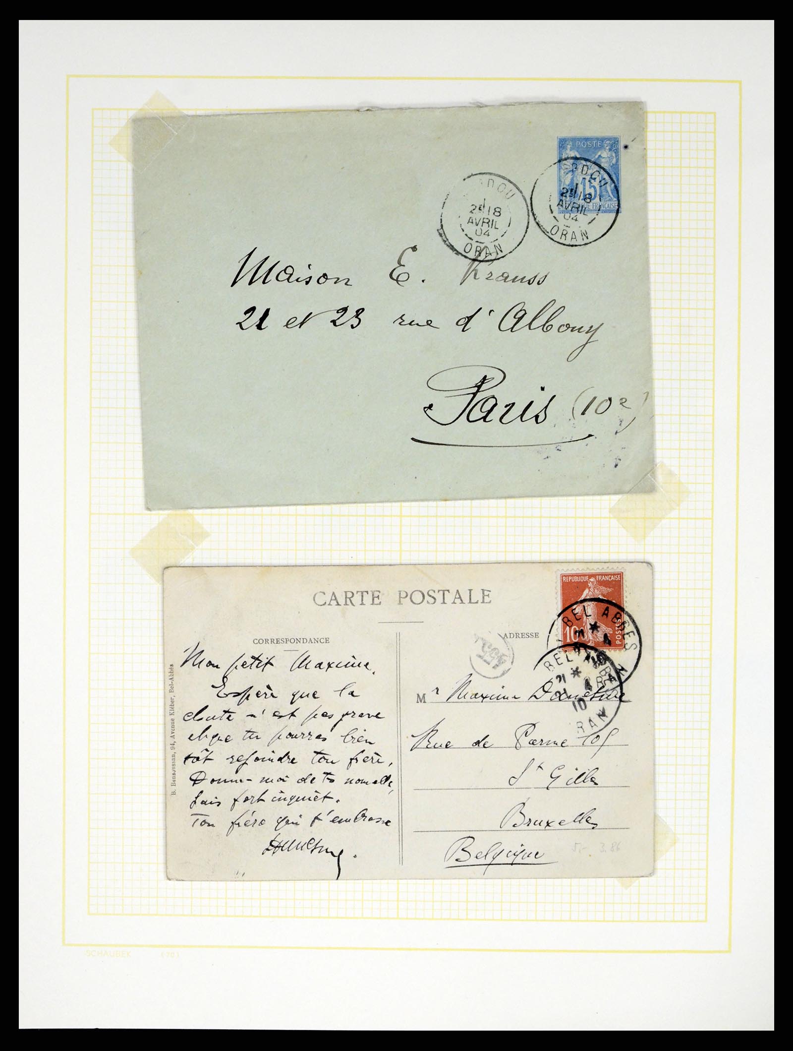 37590 017 - Postzegelverzameling 37590 Franse Kolonien 1849-1975.