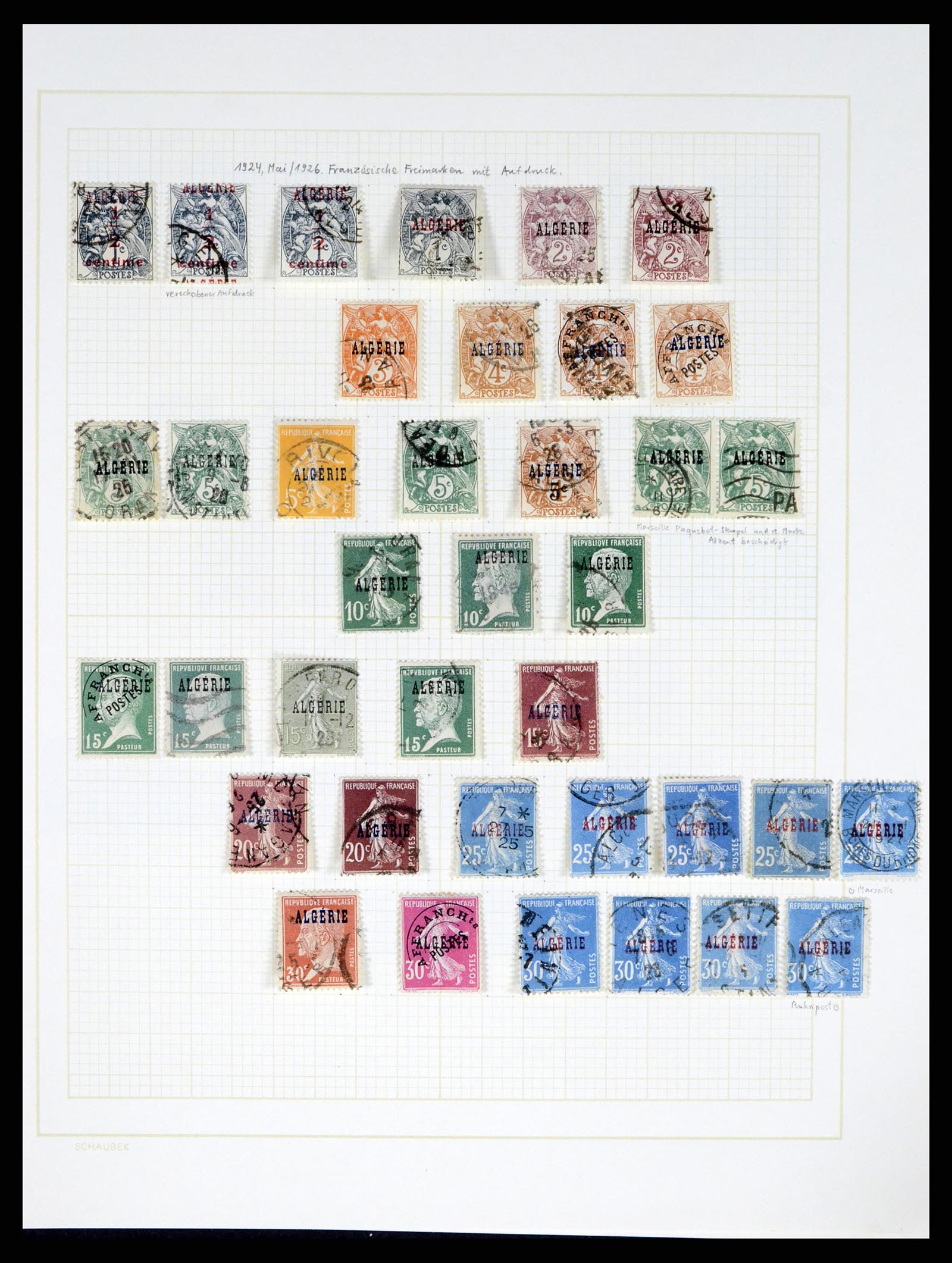 37590 018 - Postzegelverzameling 37590 Franse Kolonien 1849-1975.