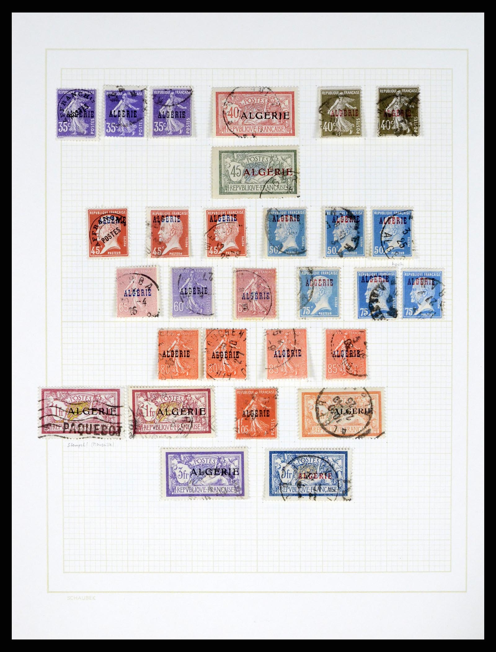37590 019 - Postzegelverzameling 37590 Franse Kolonien 1849-1975.