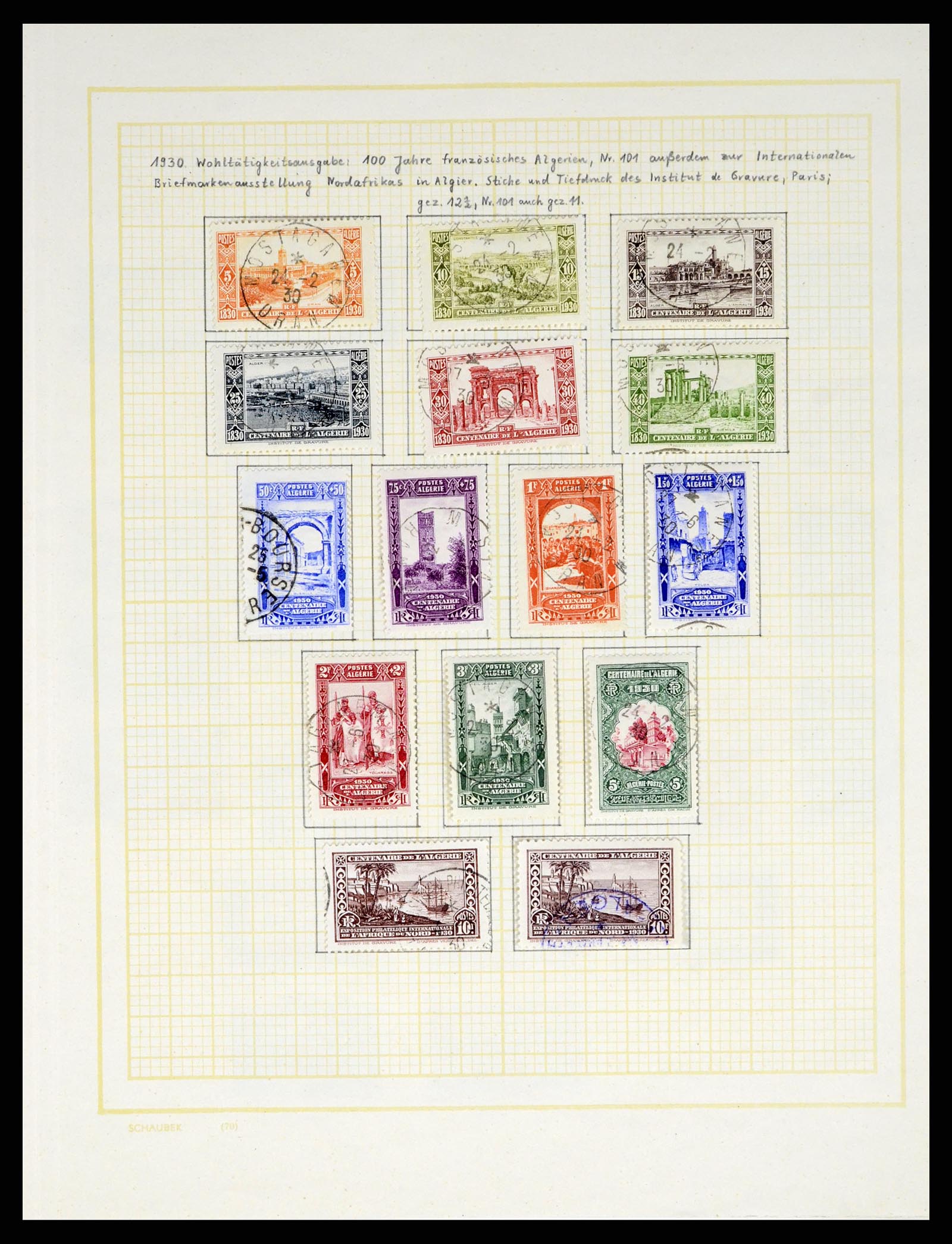 37590 026 - Postzegelverzameling 37590 Franse Kolonien 1849-1975.