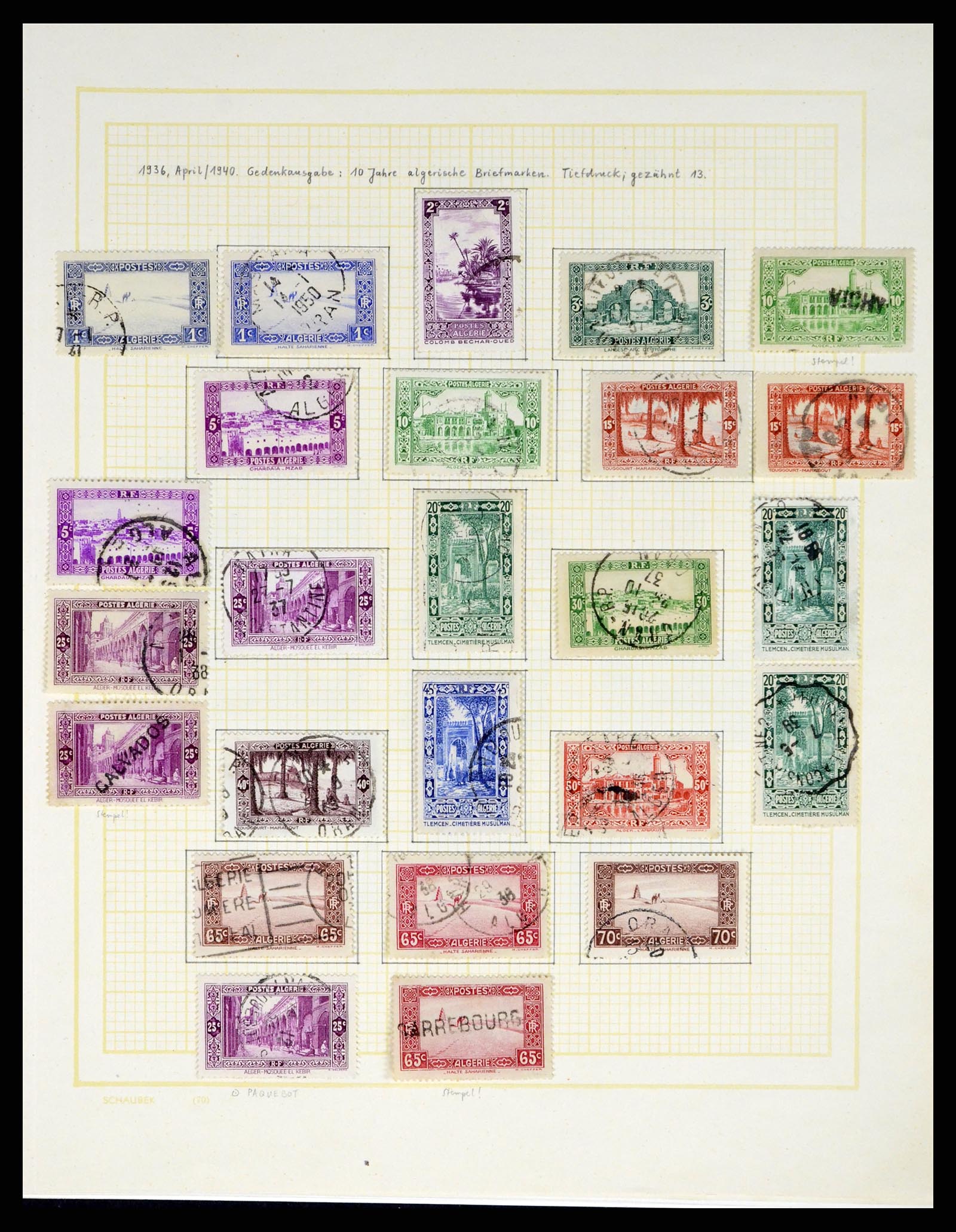 37590 027 - Postzegelverzameling 37590 Franse Kolonien 1849-1975.