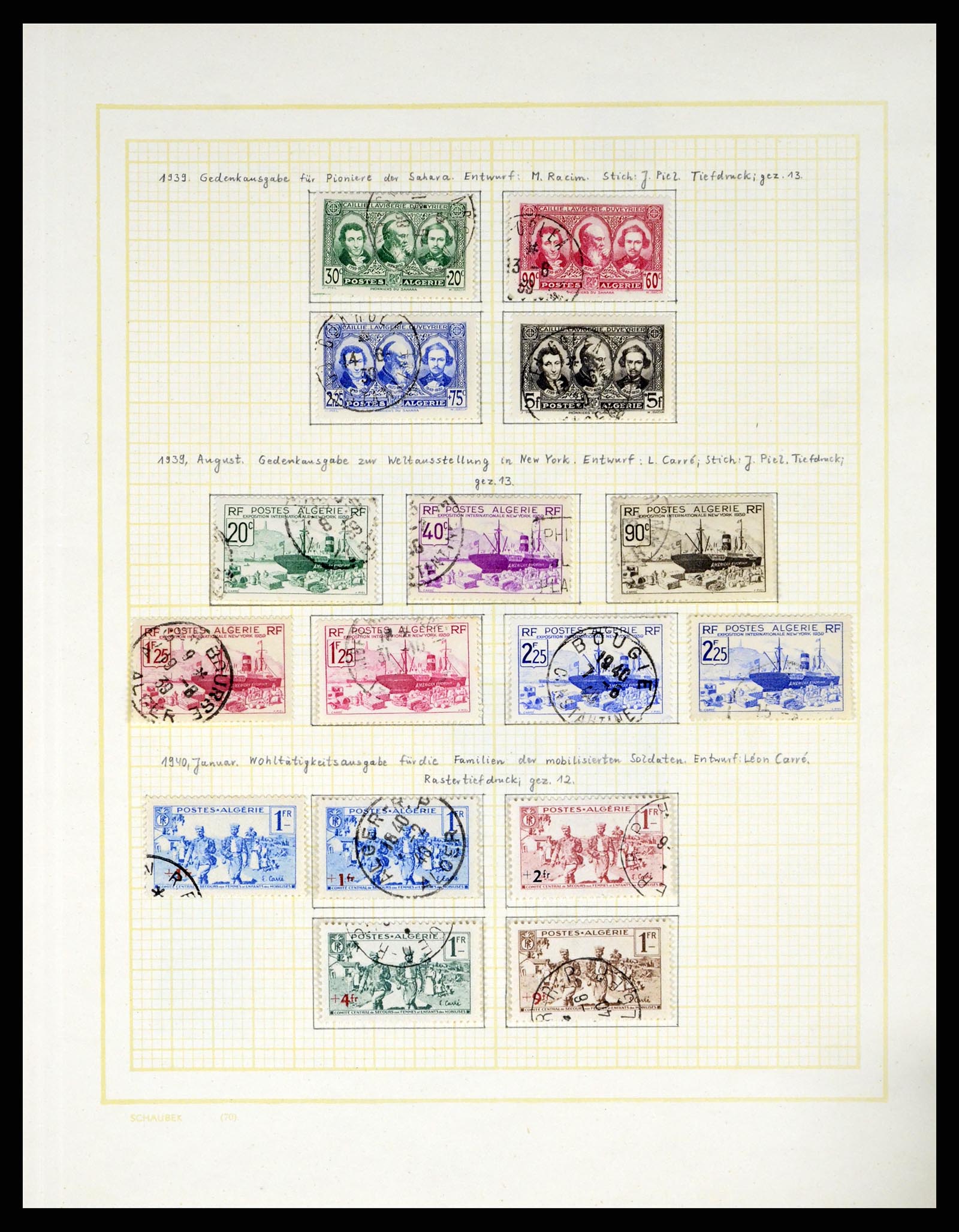 37590 032 - Postzegelverzameling 37590 Franse Kolonien 1849-1975.