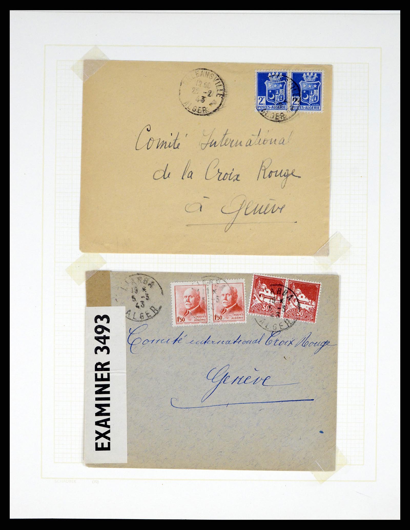 37590 035 - Postzegelverzameling 37590 Franse Kolonien 1849-1975.
