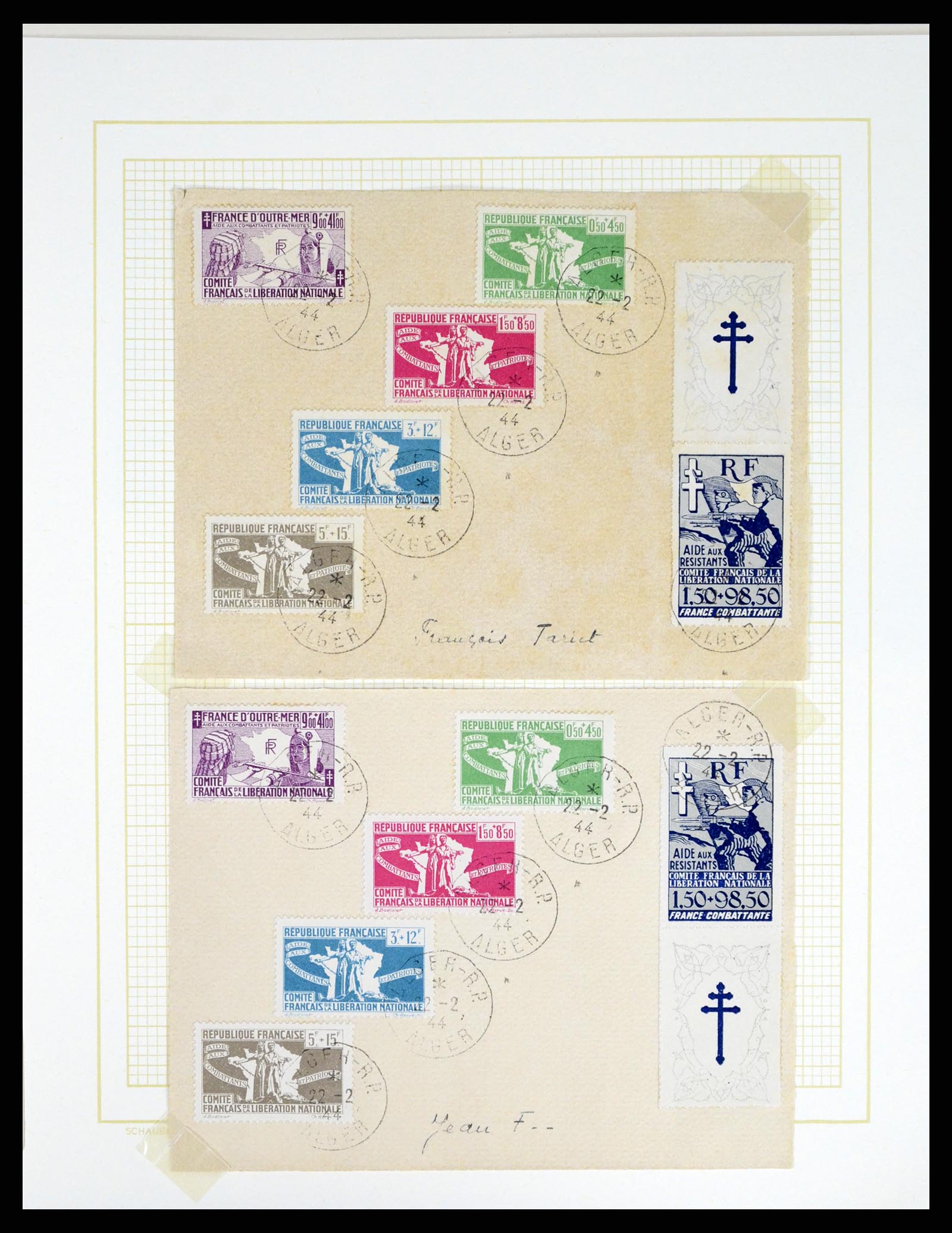 37590 037 - Postzegelverzameling 37590 Franse Kolonien 1849-1975.