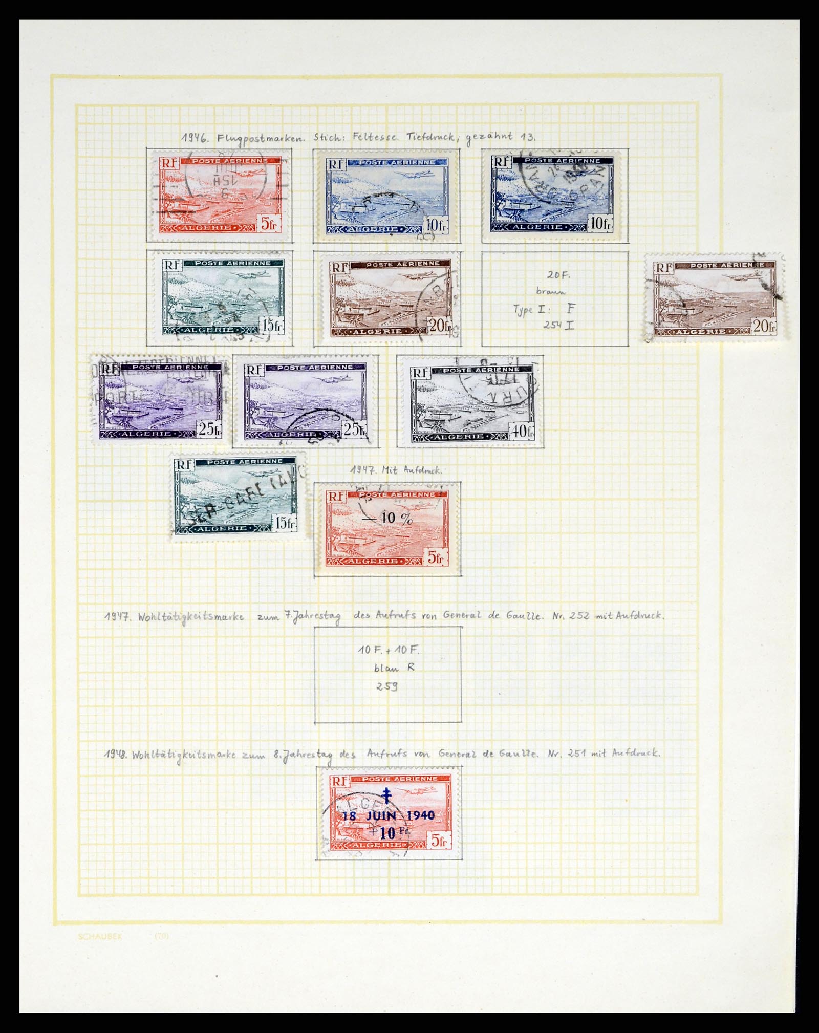 37590 041 - Postzegelverzameling 37590 Franse Kolonien 1849-1975.