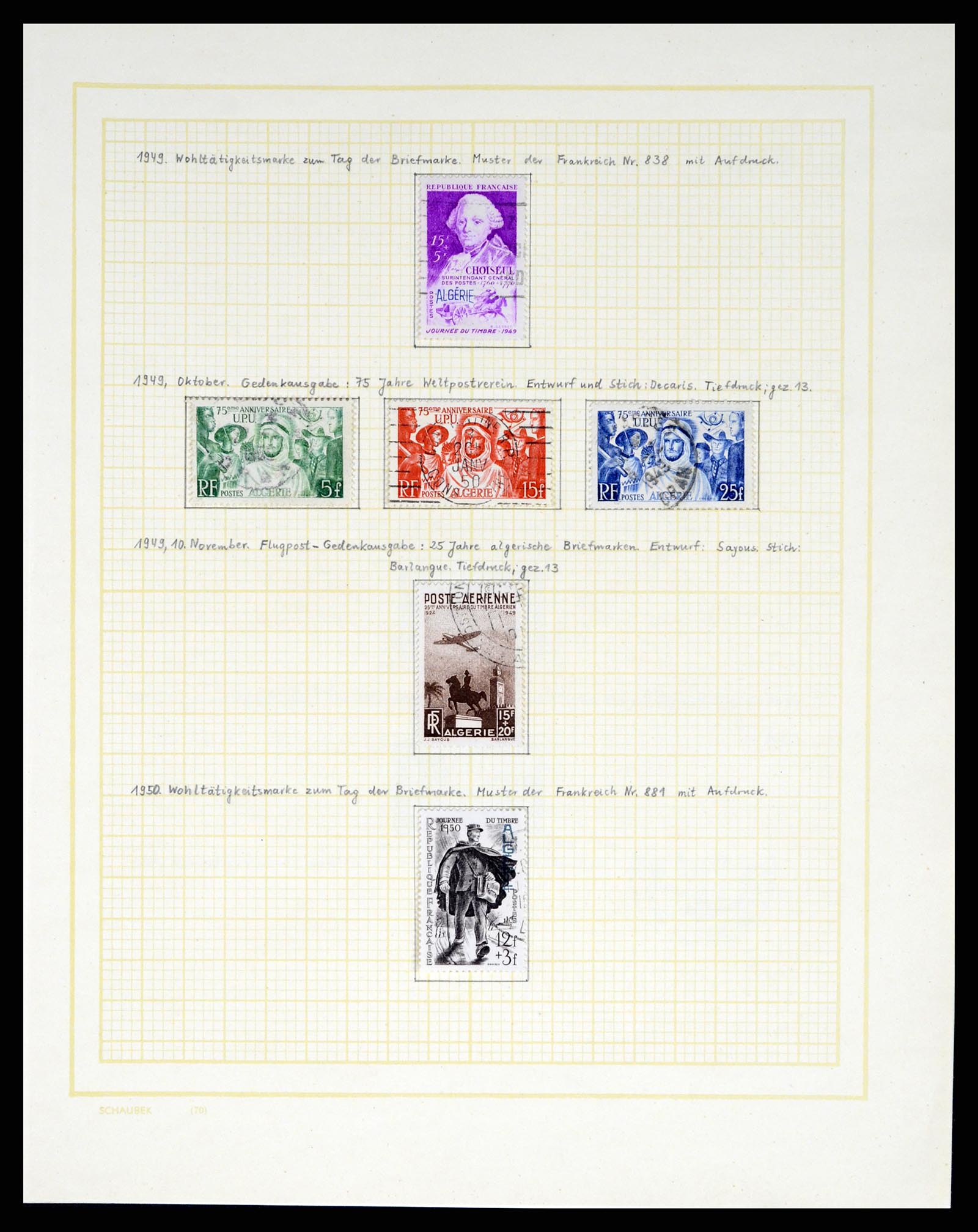 37590 046 - Postzegelverzameling 37590 Franse Kolonien 1849-1975.