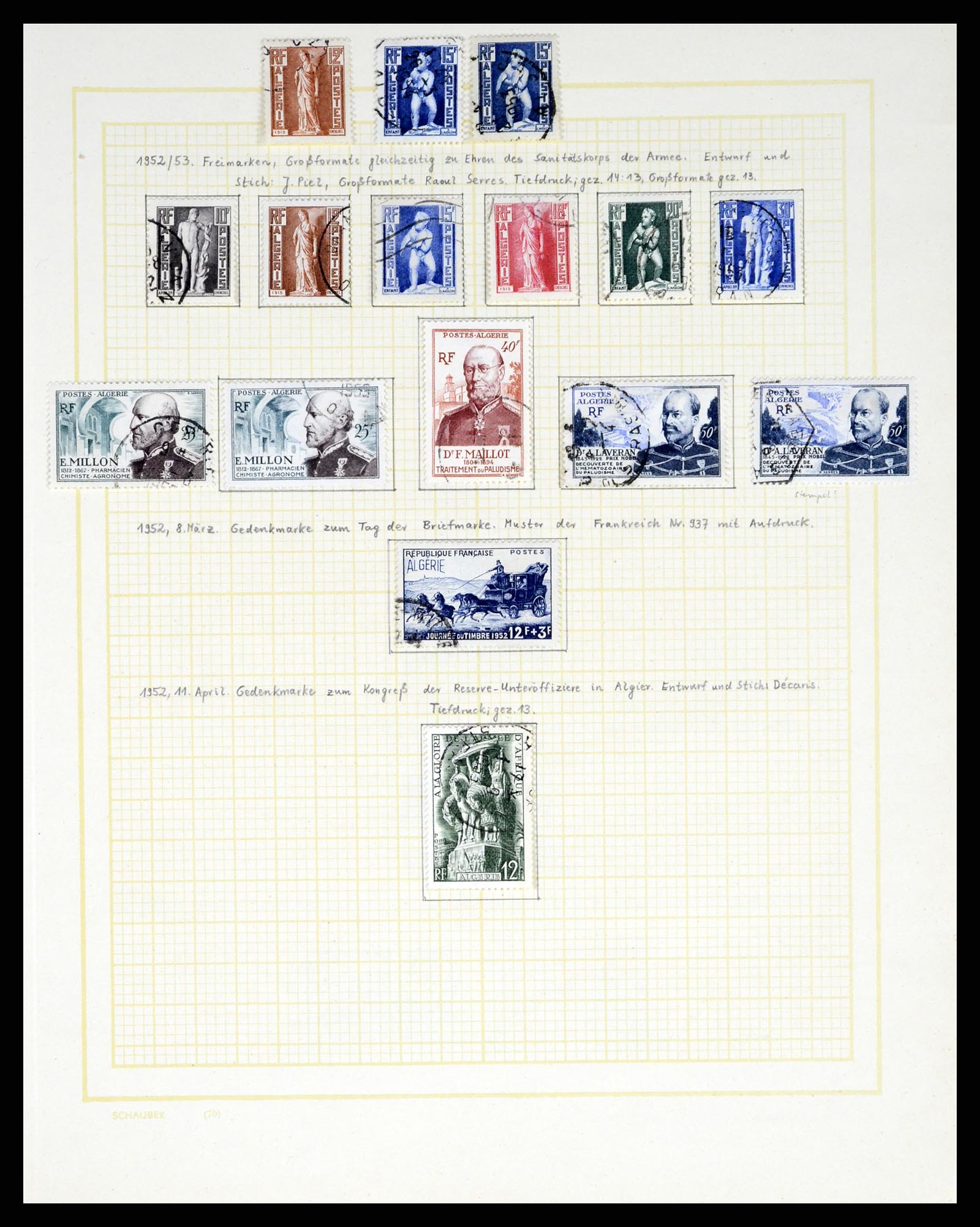 37590 048 - Postzegelverzameling 37590 Franse Kolonien 1849-1975.
