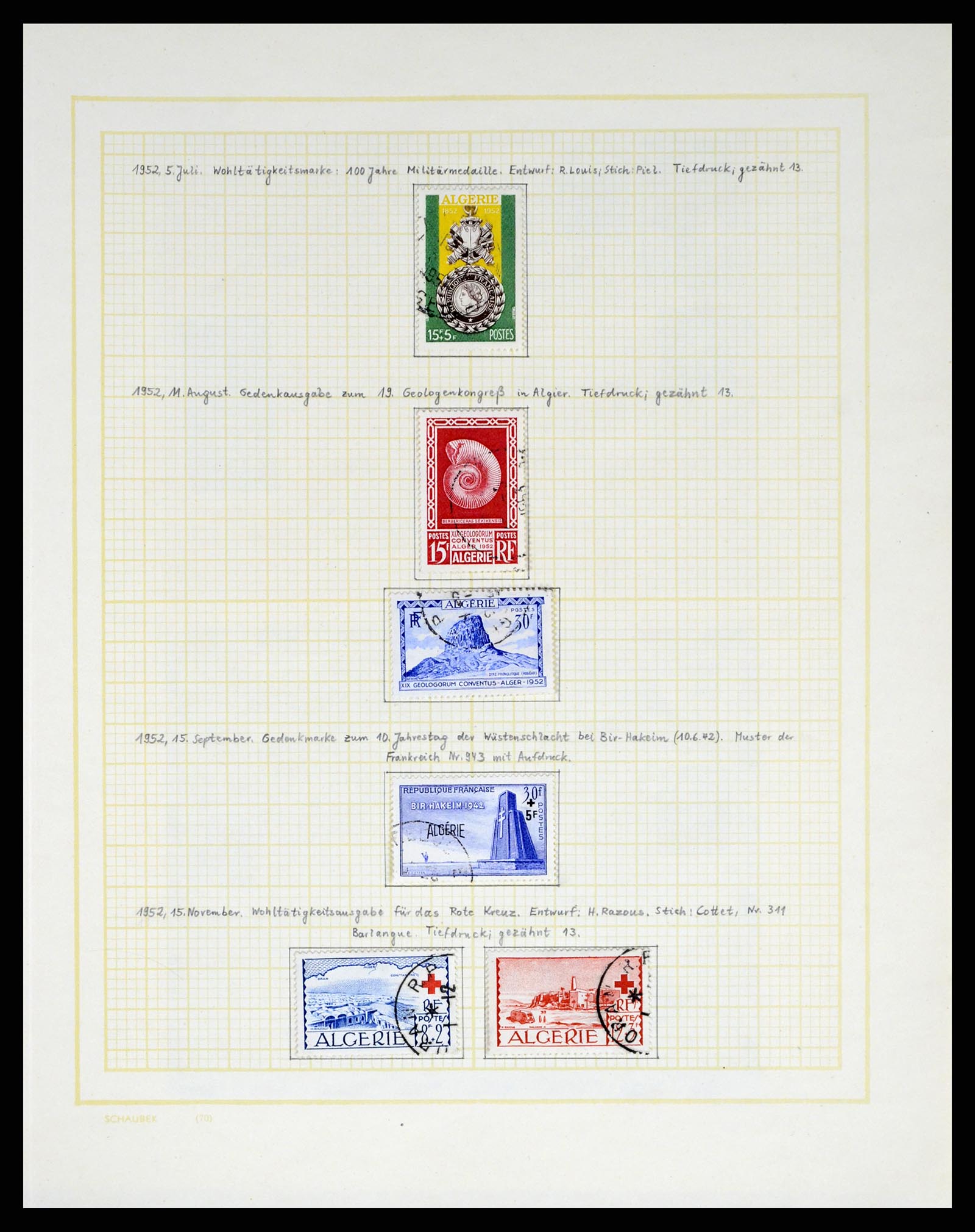 37590 049 - Postzegelverzameling 37590 Franse Kolonien 1849-1975.