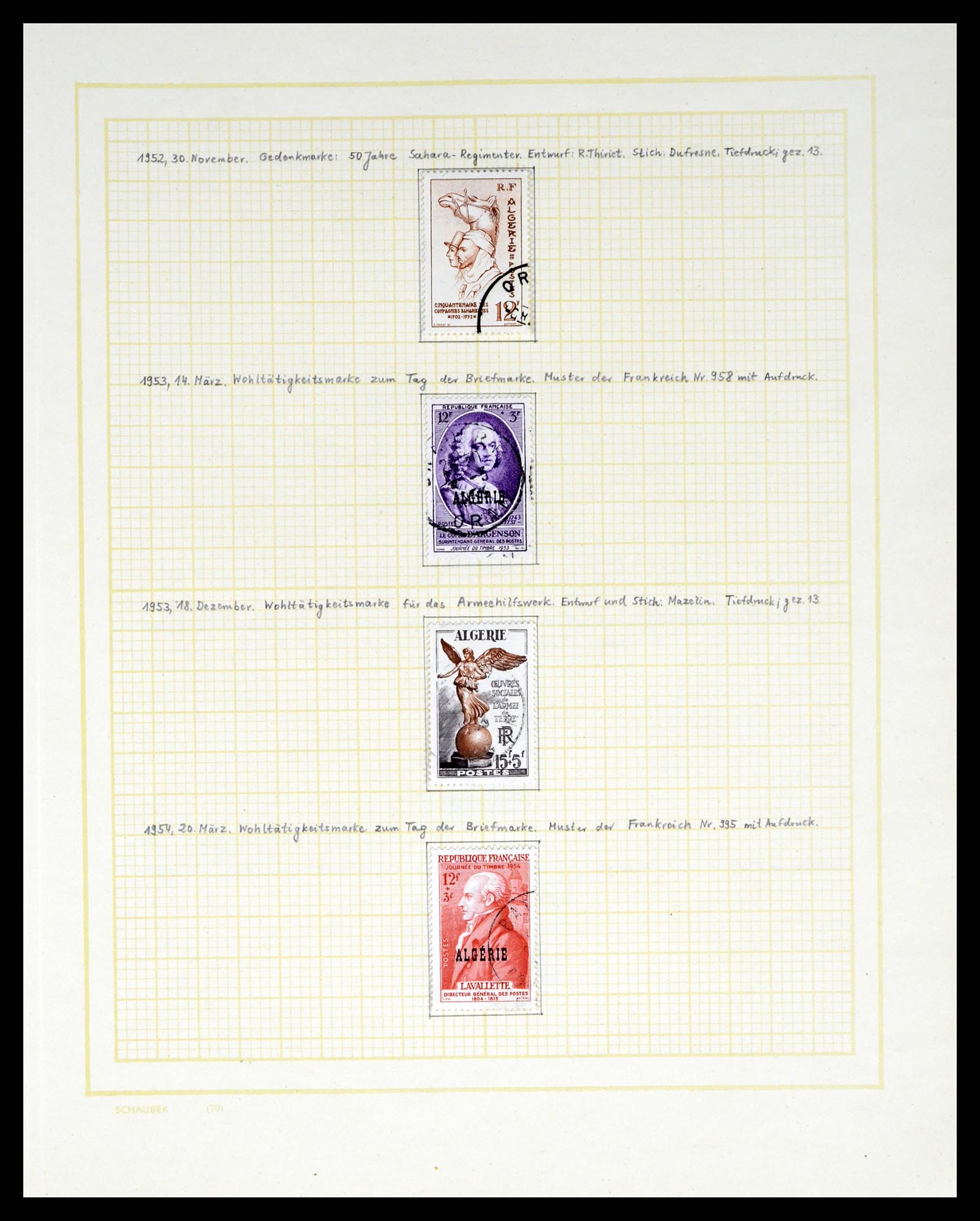 37590 052 - Postzegelverzameling 37590 Franse Kolonien 1849-1975.