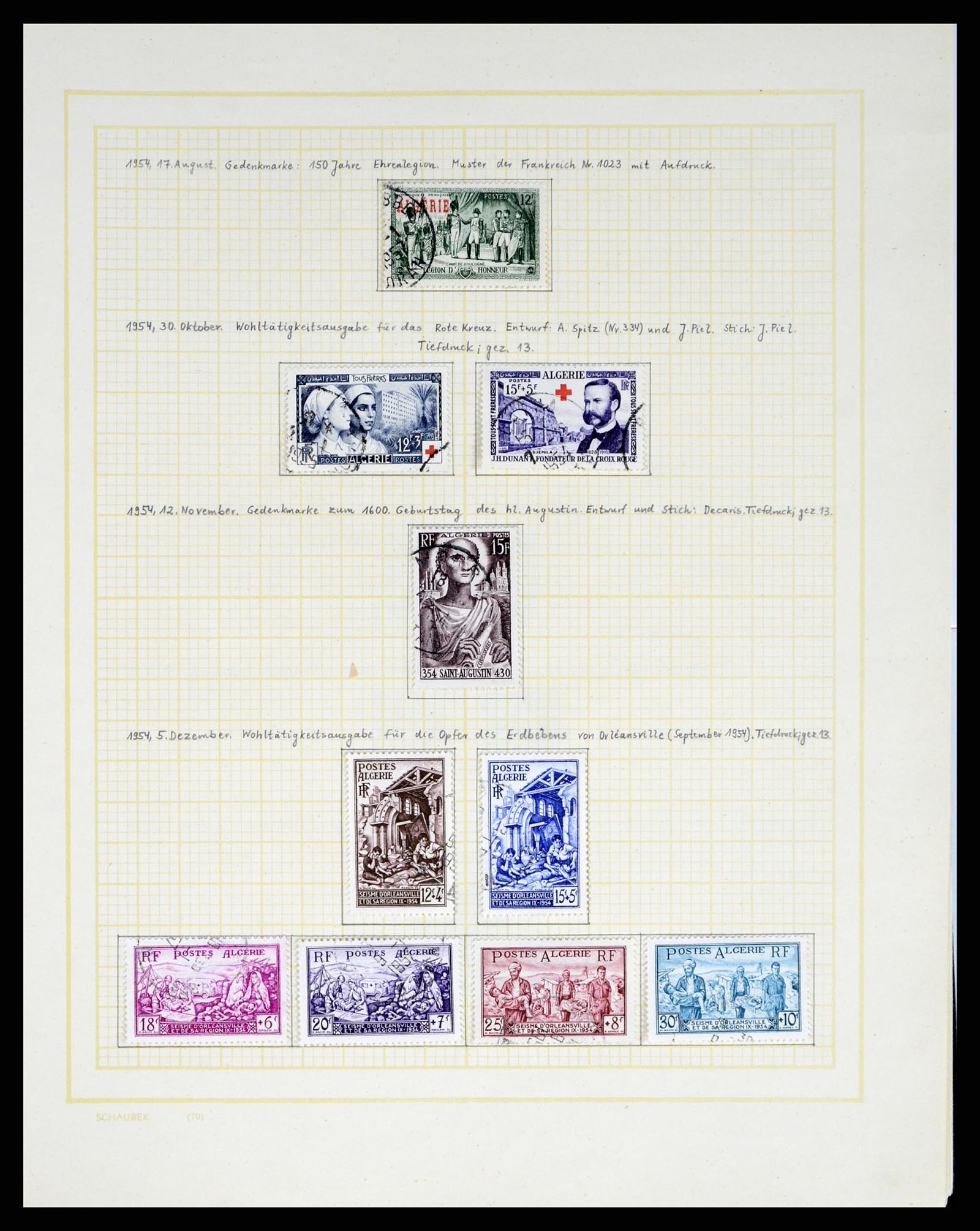 37590 055 - Postzegelverzameling 37590 Franse Kolonien 1849-1975.