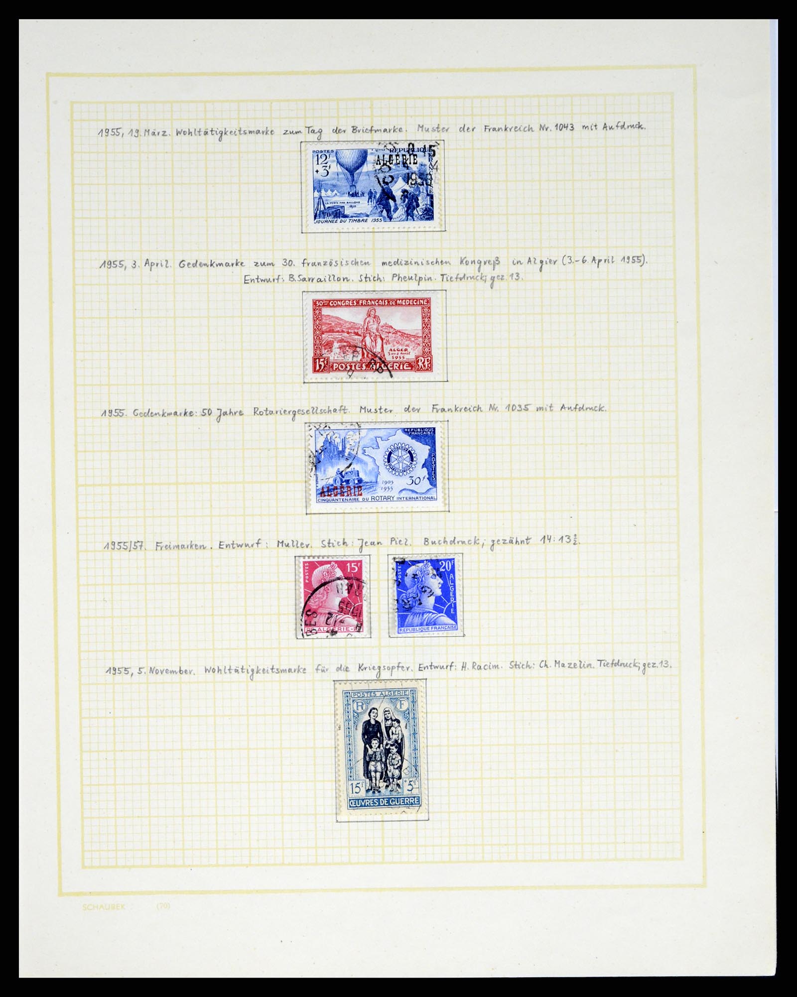 37590 056 - Postzegelverzameling 37590 Franse Kolonien 1849-1975.