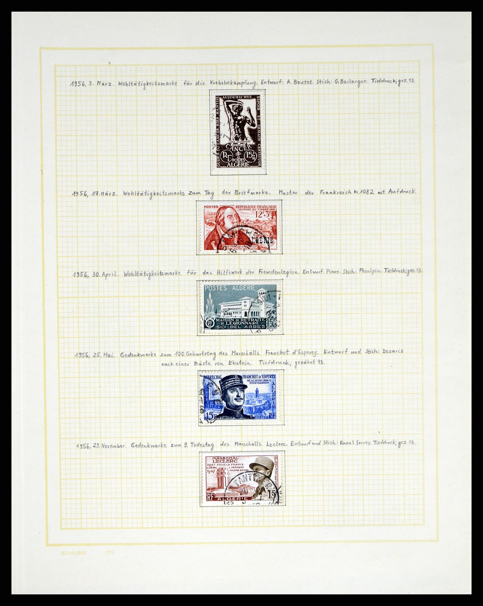 37590 057 - Postzegelverzameling 37590 Franse Kolonien 1849-1975.