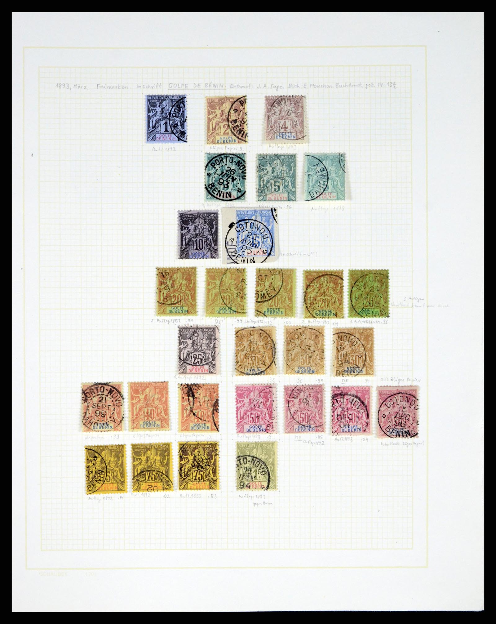 37590 086 - Stamp collection 37590 French Colonies 1849(!)-1975.